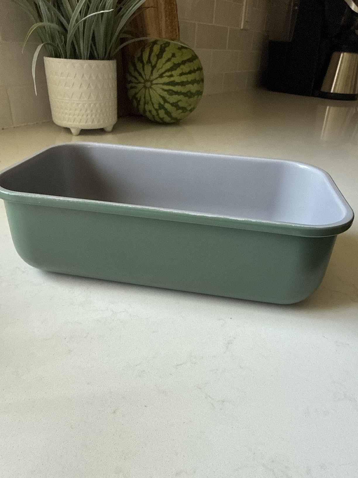 Caraway Non-Stick Ceramic 1 lb Loaf Pan - Naturally Slick Ceramic Coating, Cream customer photo 1
