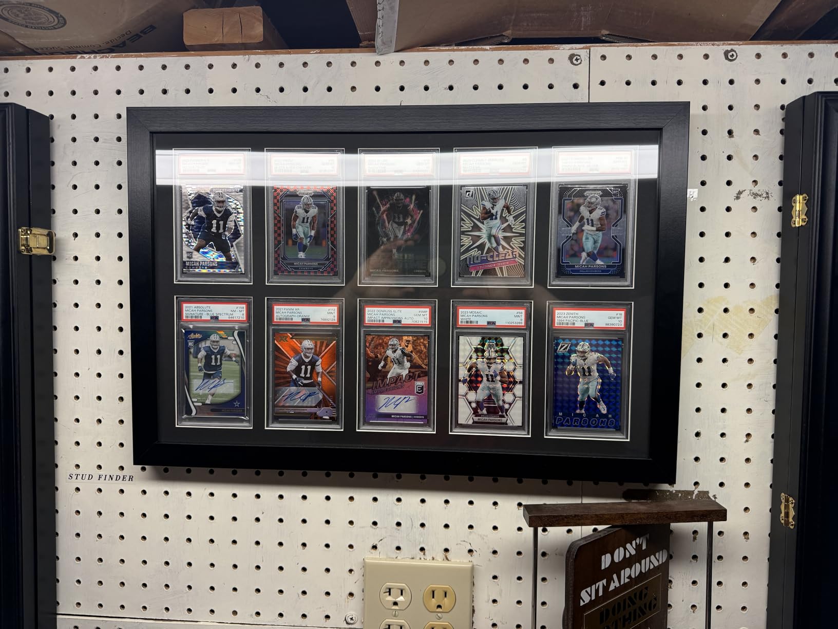 Bivitre Graded Card Display Frame - Compatible with PSA, CGC and TAG Slabs | Wall-Mount Trading Card Display Case for Sports Cards, Pokemon, and MTG customer photo 1