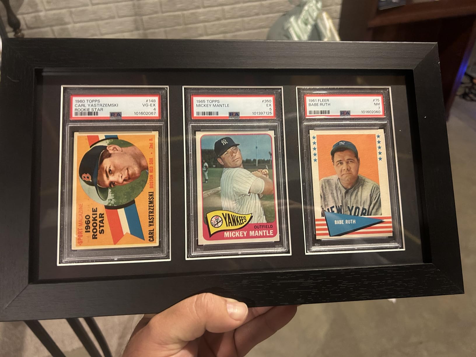 Bivitre Graded Card Display Frame - Compatible with PSA, CGC and TAG Slabs | Wall-Mount Trading Card Display Case for Sports Cards, Pokemon, and MTG customer photo 2