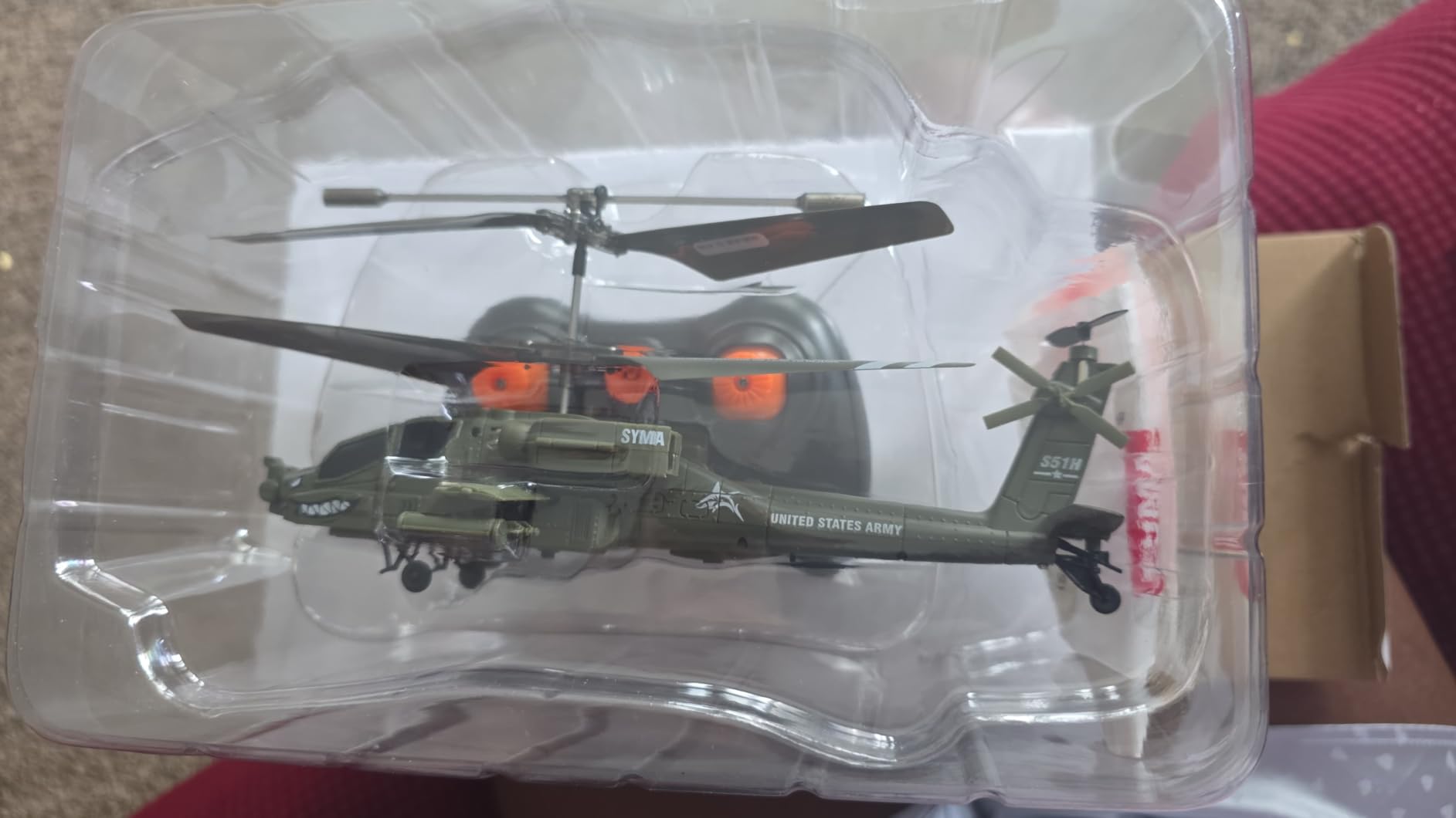 SYMA RC Helicopters, S51H Remote Control Helicopter 2.4GHz Military Army Helicopter Toys for Boys Girls Kids with Altitude Hold, One Key Take Off/Landing, LED Light, Low Battery Reminder customer photo 1