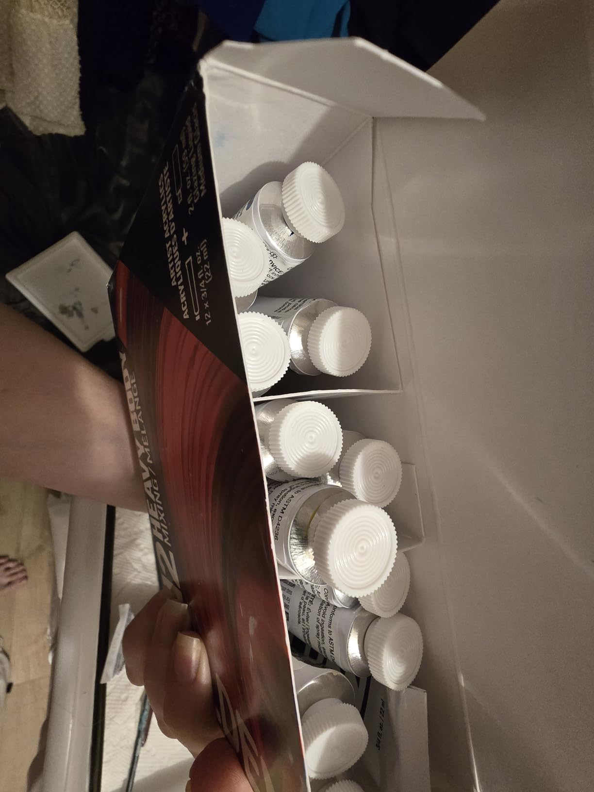 GOLDEN Heavy Body Acrylics, Mixing Set, 12 Color, Professional Acrylic Paint | Professional Acrylic Paint customer photo 1