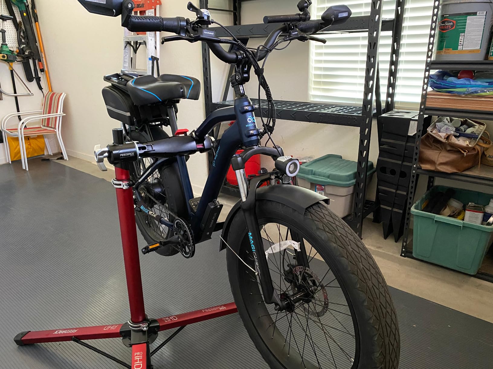 Feedback Sports Pro Mechanic HD (Heavy Duty) Bike Repair Stand, Tripod Base customer photo 2