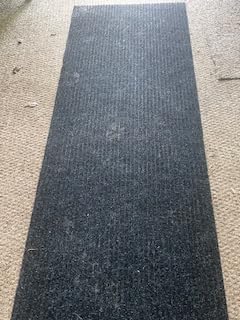 Ottomanson Hallway Runner Rug 2' x 6' Durable Non-Slip Mat with Scraper Pile for Indoor & Outdoor Use - Ideal for Kitchen, Entryway, Patio & Garage - High-Traffic Carpet, Black customer photo 1
