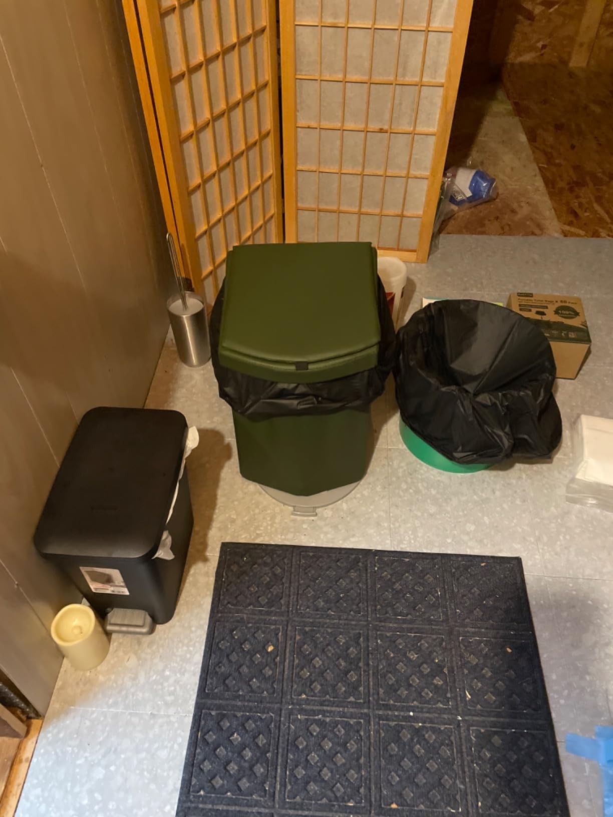 Sckee 2026 Upgraded XL Portable Toilet for Adults, Tall Camping Toilet with Lid and Convenient Carry Bag customer photo 1