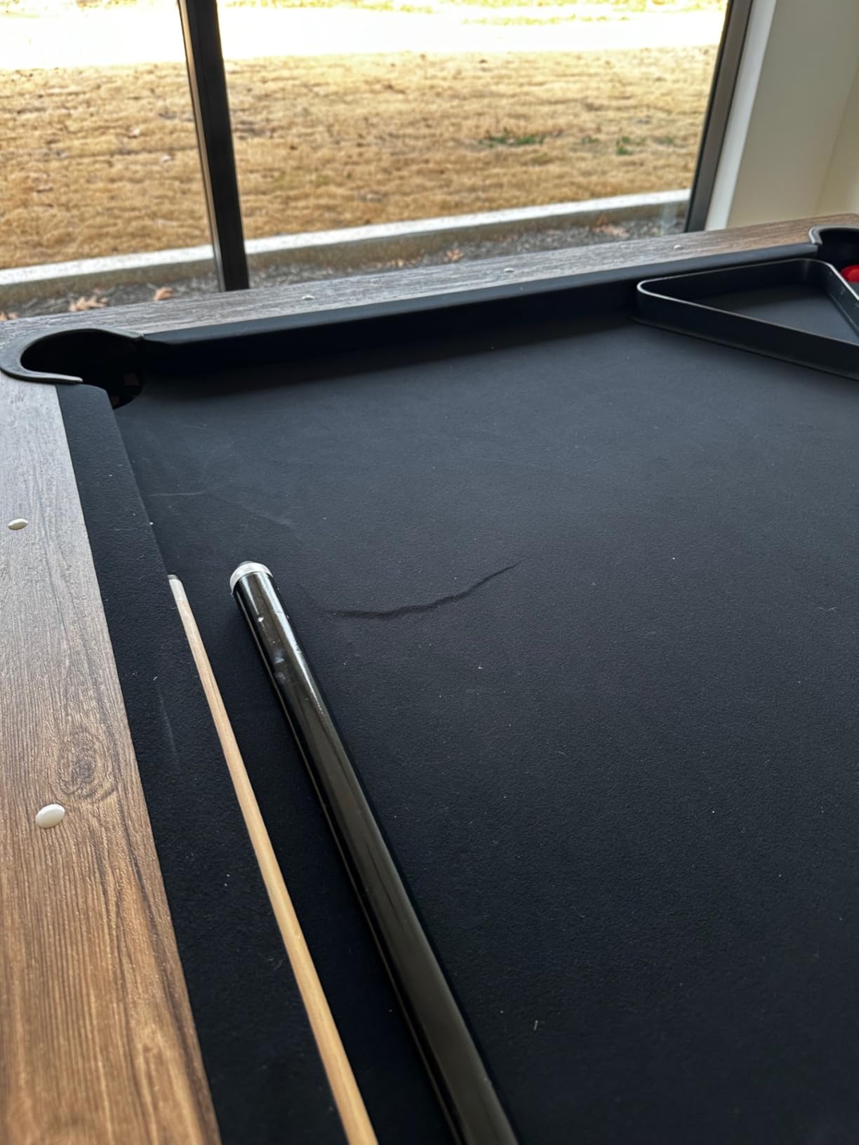 GoSports 8 ft Pool Tables with Wood Finish - Choose Your Style - Modern Billiards Table with 2 Cue Sticks, Balls, Rack, Felt Brush and Chalk customer photo 2