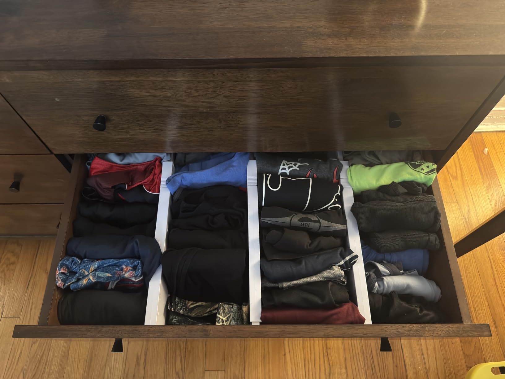 Lifewit 5 Pack Upgrade Drawer Dividers for Clothes, 4