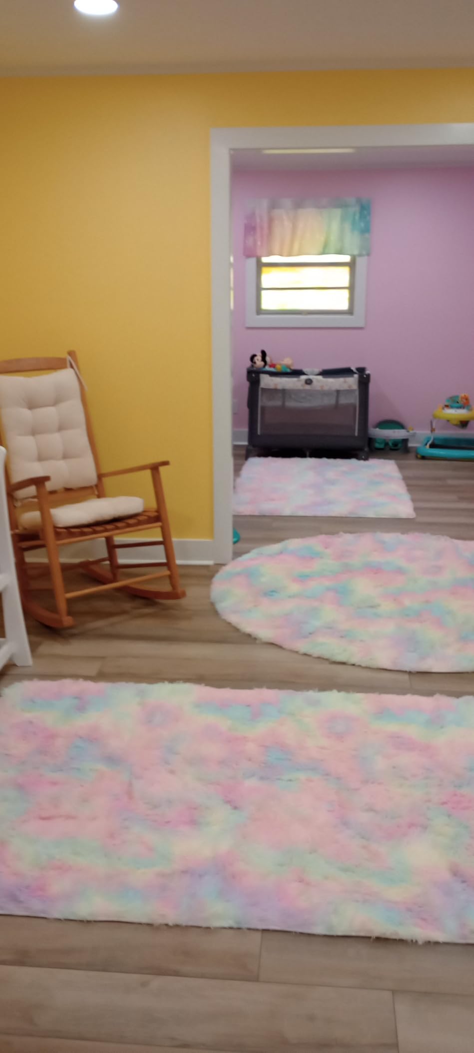PAGISOFE Grey Fluffy Rugs for Bedroom 4x6 Area Rug Shag Rug for Kids Room Furry Carpet Modern Living Room Rug Soft Shaggy Boys Rug Fuzzy Throw Rugs for Home Decor Aesthetic, Dorm Nursery Gray customer photo 1