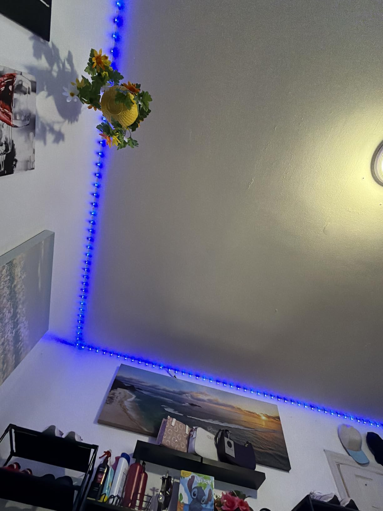 DAYBETTER 100 ft Smart WiFi Led Lights, Led Strip Lights Work with Alexa and Google Assistant, App Voice Remote Control Music Sync Color Changing RGB Strip Lighting for Bedroom Room Decor customer photo 1