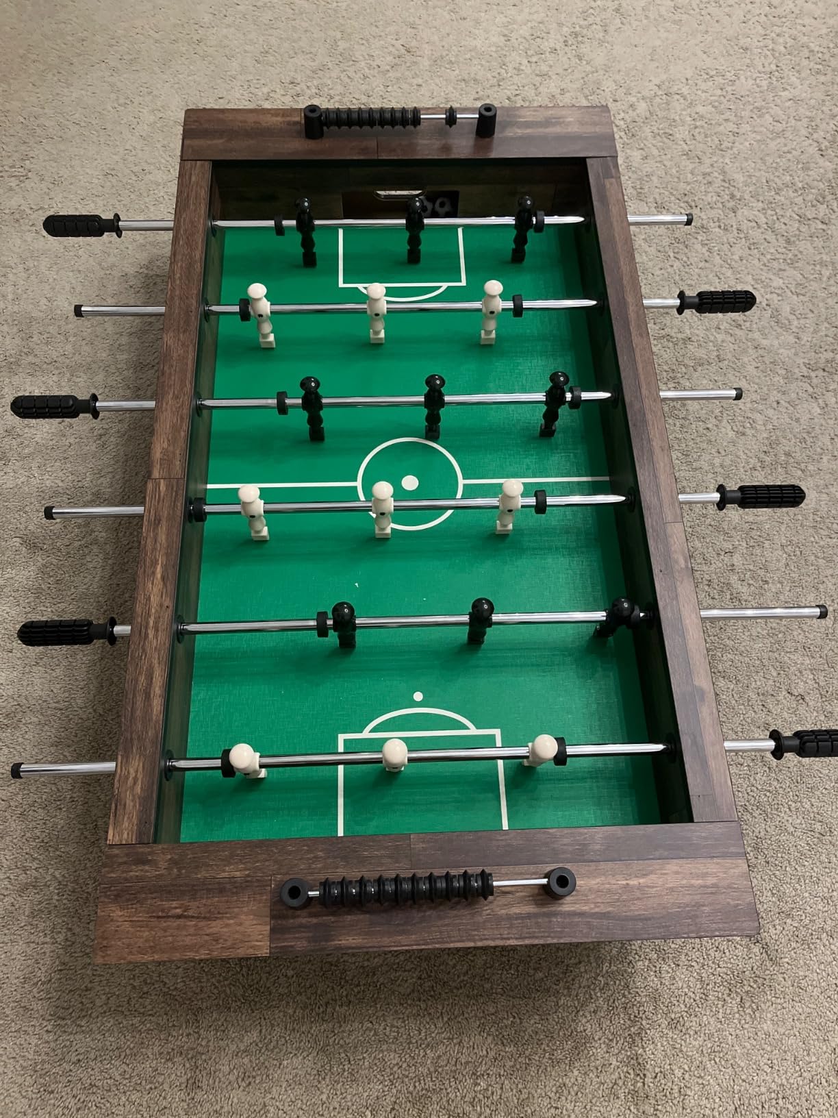 Best Choice Products 40in Tabletop Foosball Table, Compact Mini Arcade Table Hand Soccer for Kids and Adults, Home, Game Room w/ 2 Balls customer photo 1