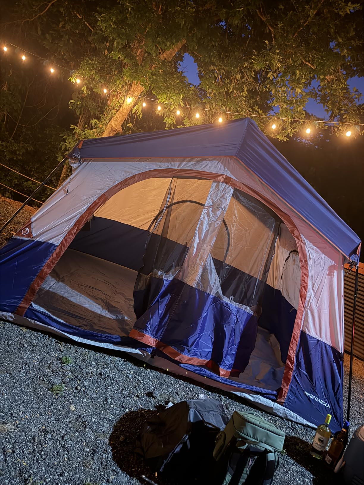 HIKERGARDEN 6-8 Person Tent for Camping Family Outdoor Cabin Tent customer photo 2