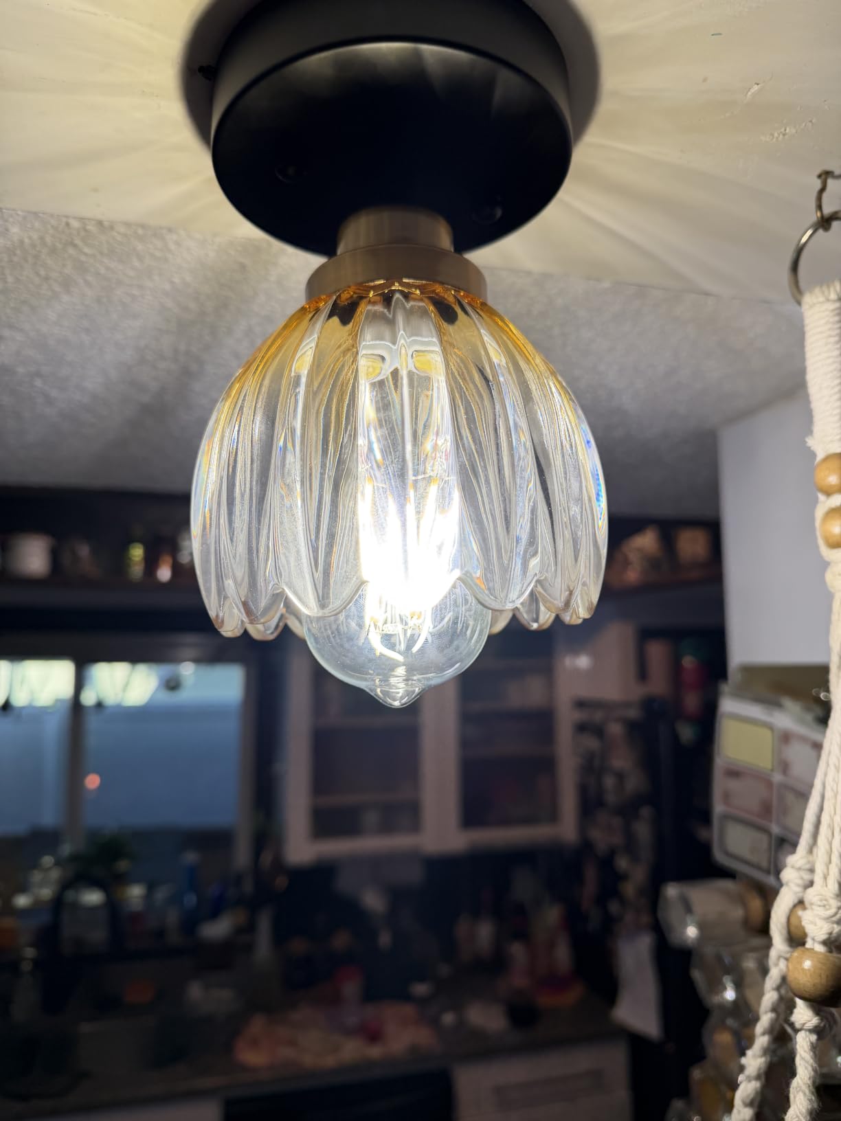 Hizashi Vintage LED Edison Bulb Dimmable, 6W Equivalent 60W, 5000k Daylight, E26 Base Led Light Bulbs, 700LM, High CRI 95+ Eye Protection, Clear Glass, Pack of 12 customer photo 2
