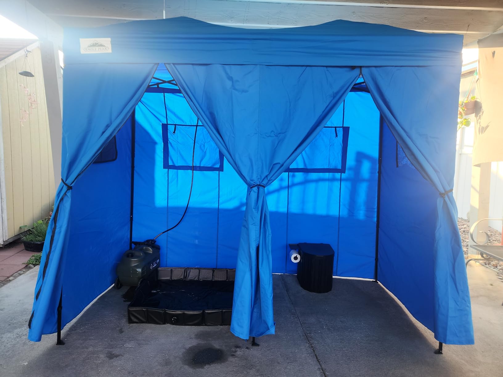 Portable Toilet, Upgraded 15'' toilet With Removable Paper Holder, Camping Toilet With A Load Capacity Of 450 Lbs customer photo 1