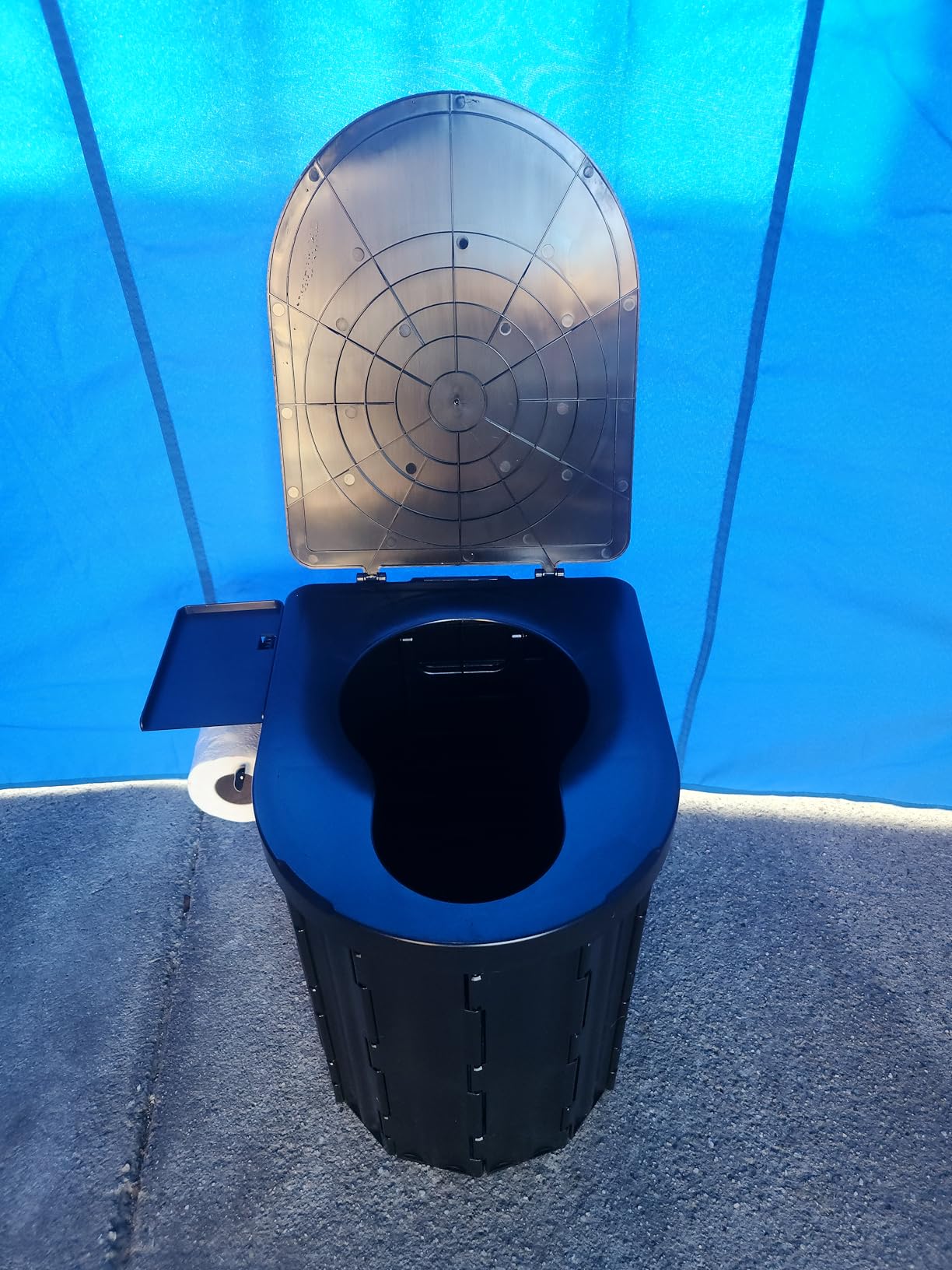 Portable Toilet, Upgraded 15'' toilet With Removable Paper Holder, Camping Toilet With A Load Capacity Of 450 Lbs customer photo 2