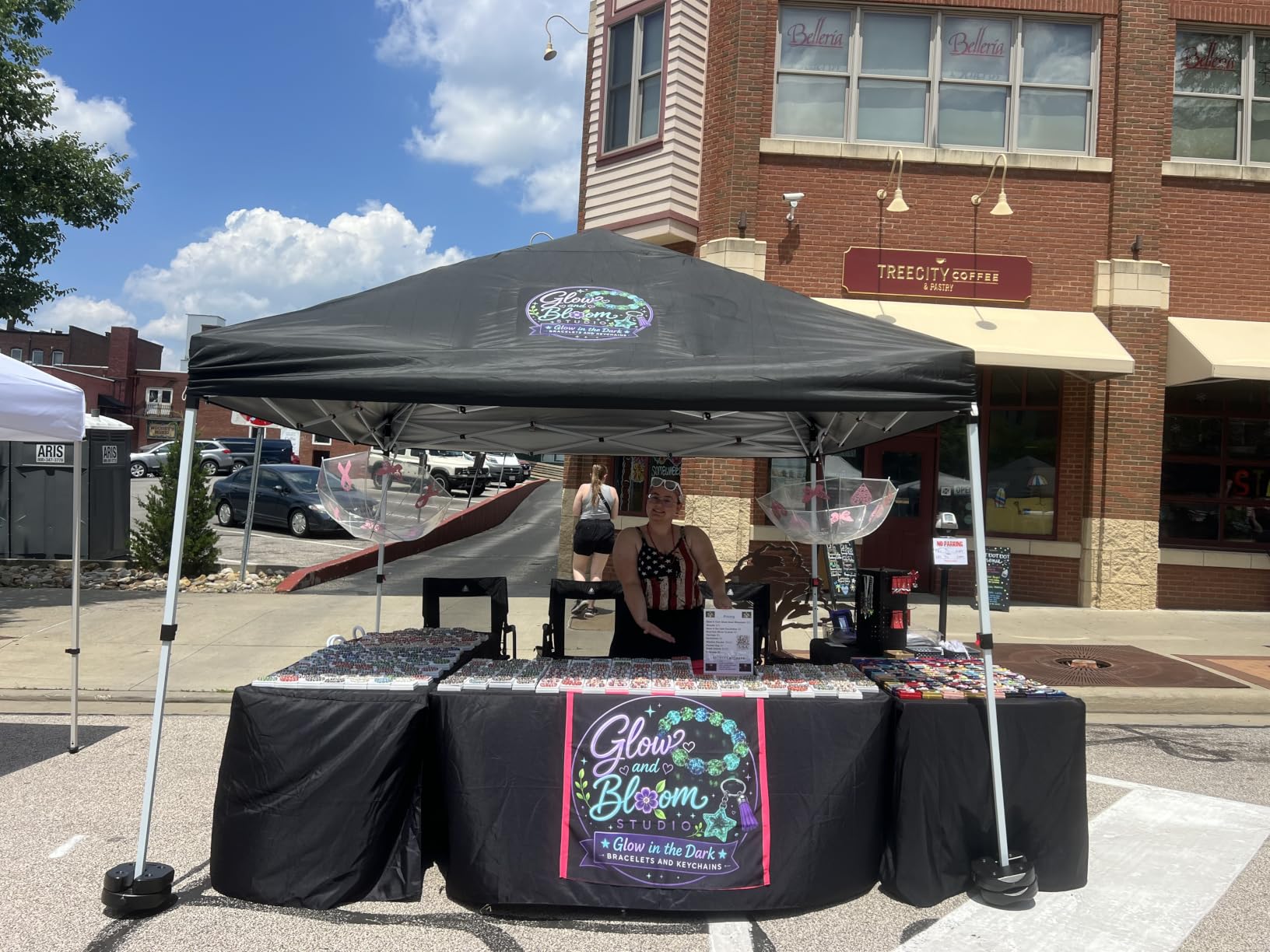 CROWN SHADES 10X10 Commercial Instant Pop Up Canopy, Tall Center, White | 400D Fabric, Enhanced CenterLok Tent, Convenient Wheel Bag, 4 Height Adjustment, 4 Sidewalls customer photo 1