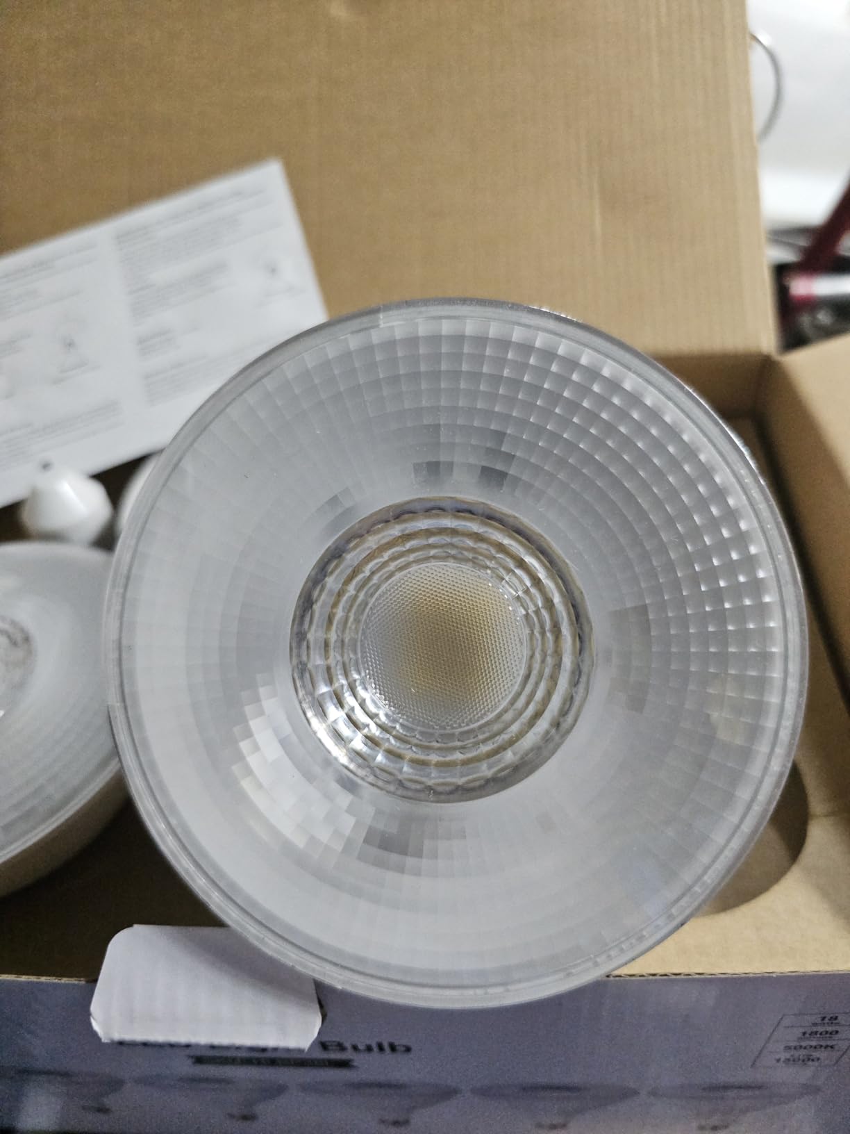 EDISHINE PAR38 Flood Lights Outdoor Bulb, Dimmable LED Flood Light Bulbs, 1800LM, 18W Equivalent 120W, Weatherproof LED Light Bulb for Backyard, Garage, Porch, Garden, 5000K Daylight, E26, 4 Pack customer photo 2