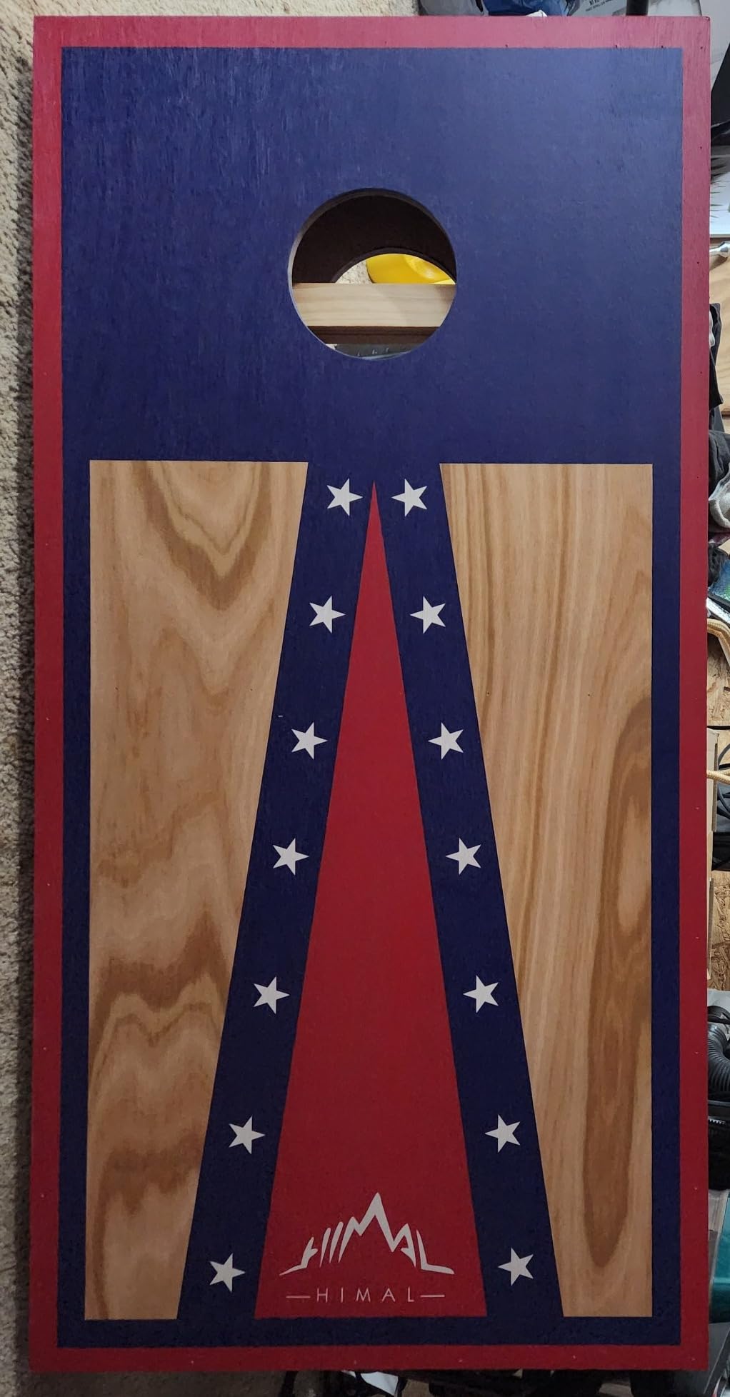 Himal Cornhole Board Set, 4 x 2 ft Regulation with 8 Corn Hole Toss Bags | Wooden Cornhole Outdoor Toss Set for Backyard, Tailgating, Camping & Beach Activities customer photo 2