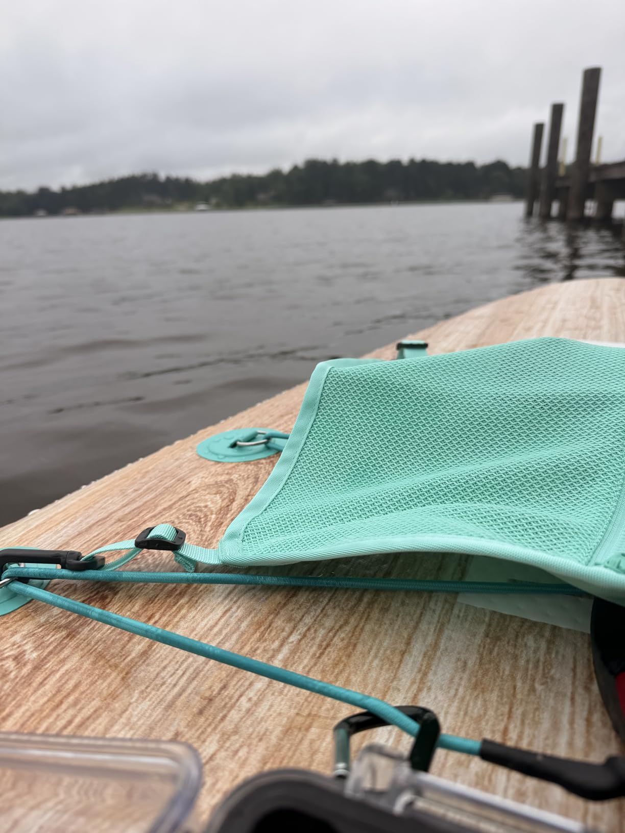 MORXPLOR Paddle Board Deck Bag, Sup Accessories Mesh Storage Deck Bag customer photo 2