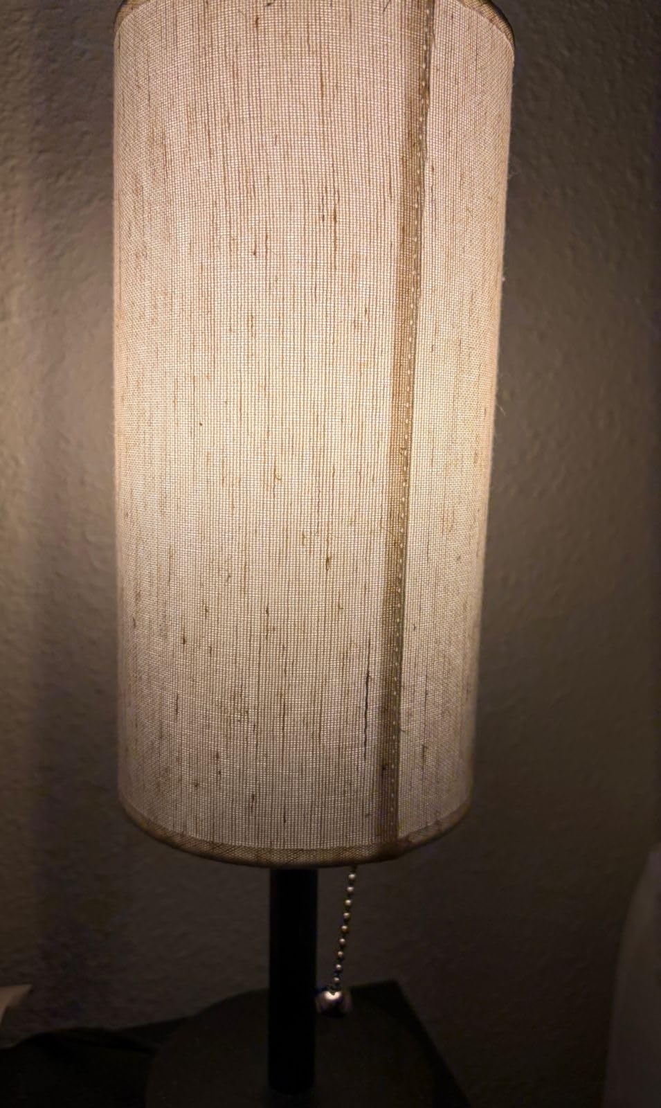 Fenmzee Bedside Table Lamps Set of 2-3 Color Temperatures Pull Chain Lamp with AC Outlet Charging Port, Small Round Night Stand Lamps for Bedroom Guest Room Office, Bed Side Light with E26 LED Bulbs customer photo 1