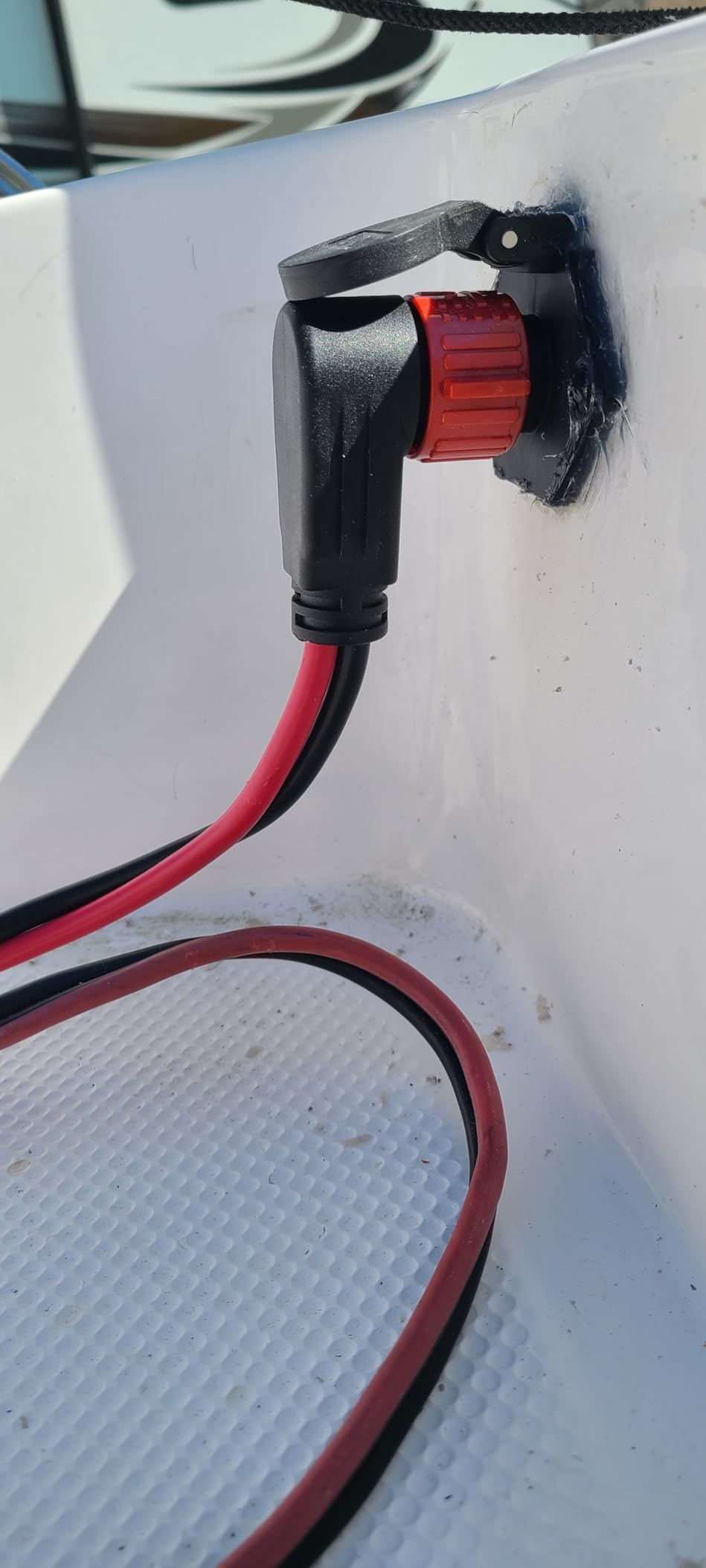 Trolling Motor Plug, 12V/24V/36V/48V Trolling Motor Plug for Minn Kota Boat | Trolling Motor Plug and Receptacle, 8 Gauge 2-Wire Quick Connect Plug for Minn Kota Marine Boat, Male&Female, Waterproof, 50 Amp customer photo 2