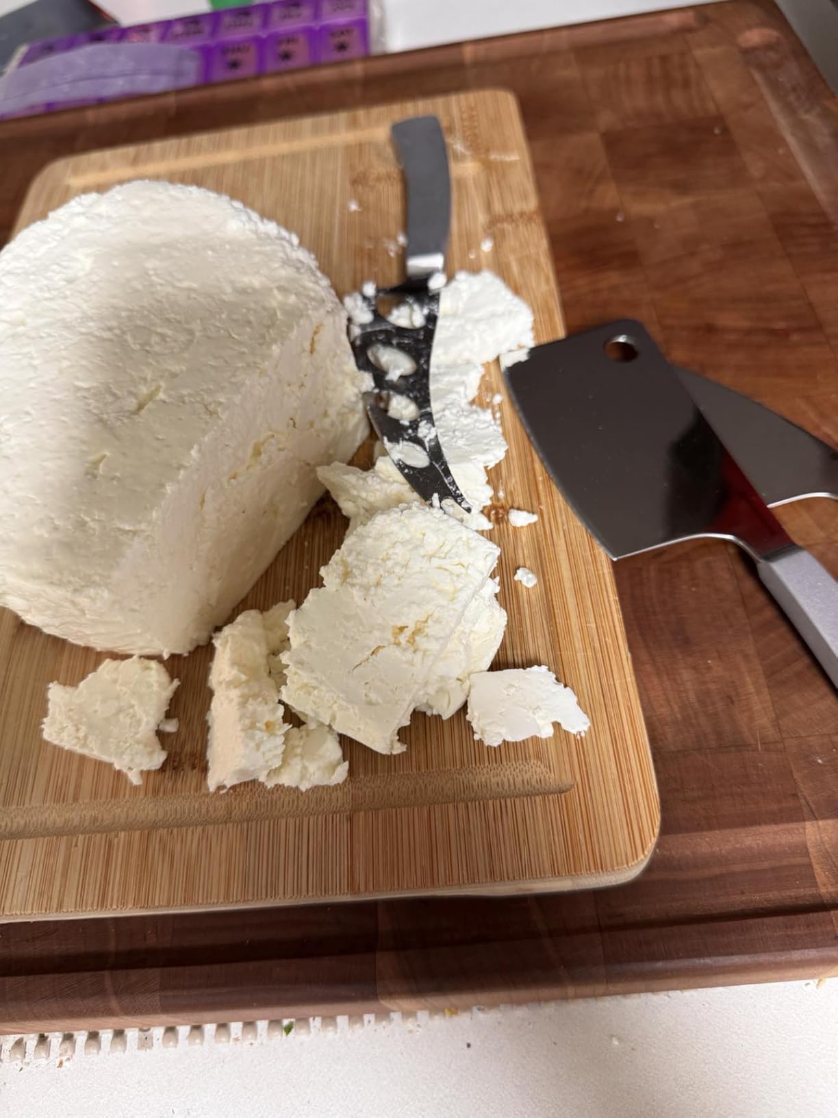 Swissmar Barcelona 3-Piece Cheese Knife Set - Stainless Steel Cheese Cleaver, Moist Cheese Knife & Parmesan Knife with Sand-Blasted Handles, Gift Boxed for Entertaining or Gifting customer photo 2