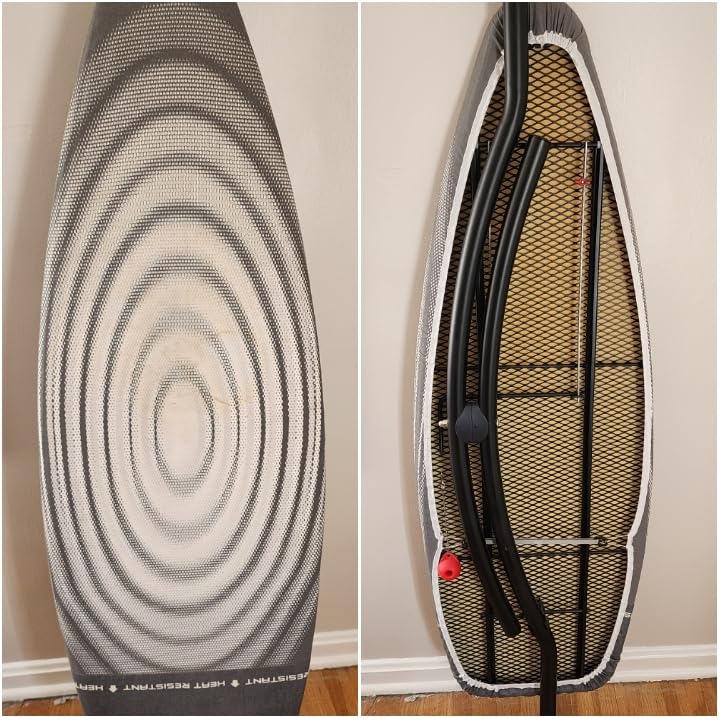 Brabantia Premium Ironing Board with Heat Resistant Parking Zone - X-Large (Size D) - Fairtrade New Dawn - Tall & Wide, Adjustable Height (31-40 in), Easy Fold, Anti-Collapse Lock, Non-Slip Feet customer photo 2