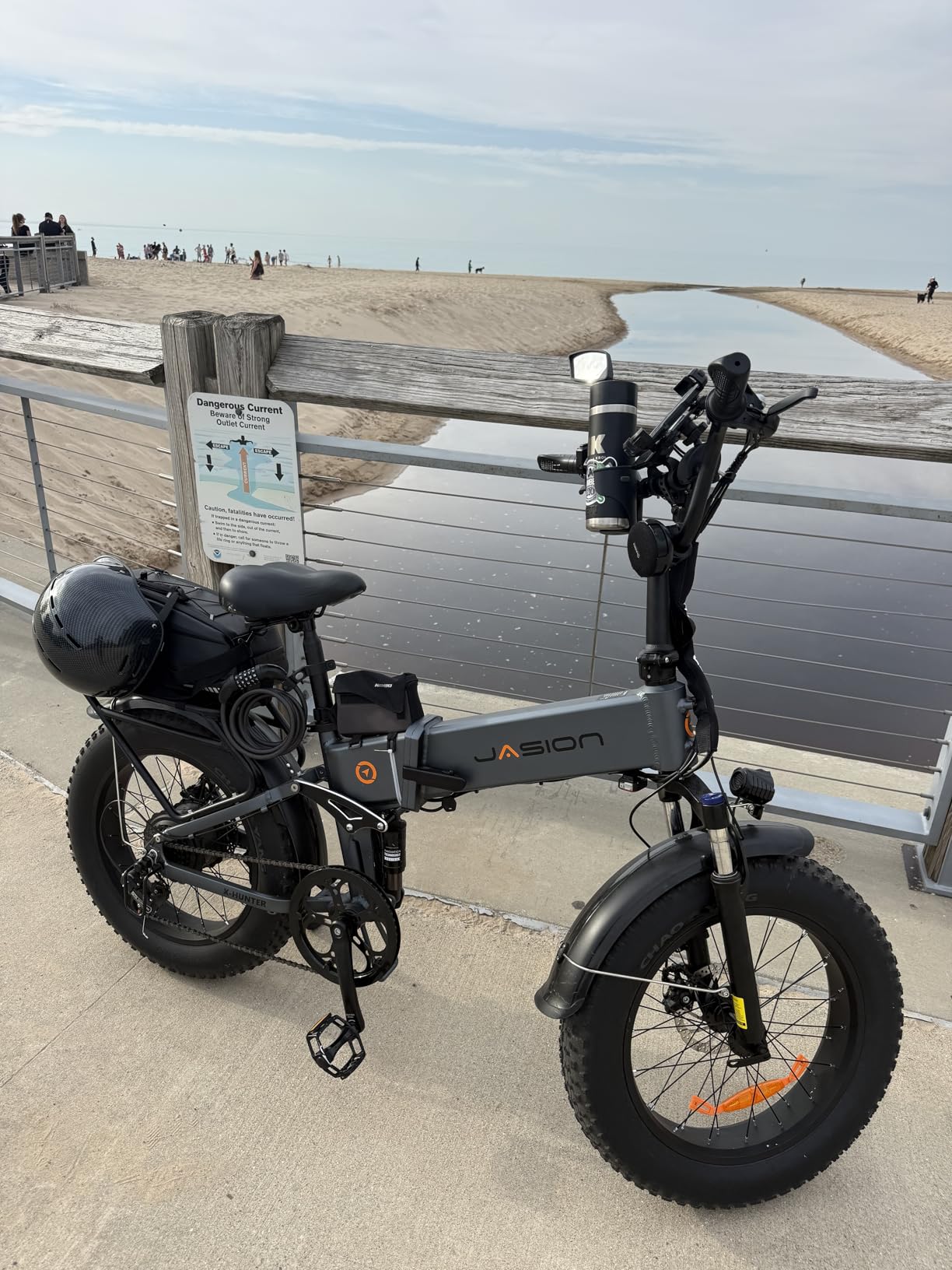 Jasion X-Hunter/ST/PRO Electric Bike for Adults, 1800W/1400W Peak 20'' Fat Tire Foldable Ebike, Folding E Bike Up to 80/70 Miles Range, 720/624WH Removable Battery, 30 MPH E Bike, Certified by UL2849 customer photo 2
