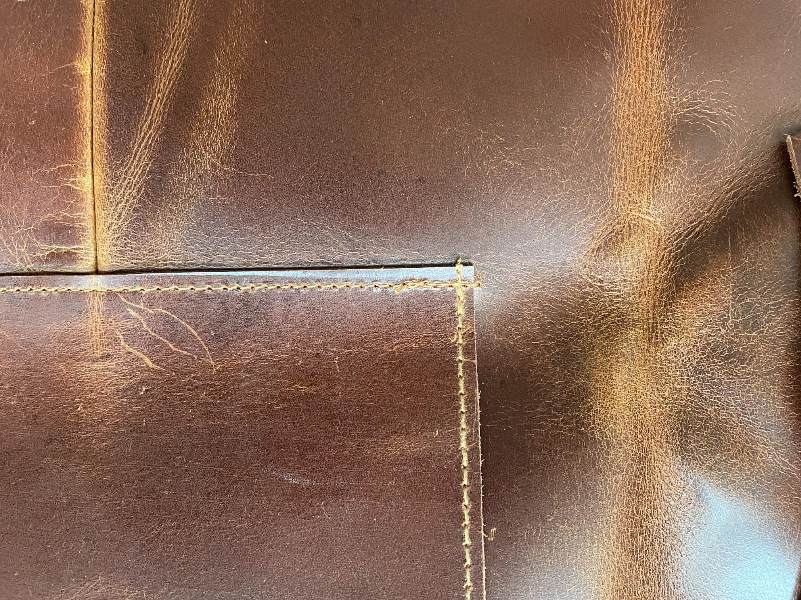 Full Grain Leather Apron for Men & Women, BBQ Grill Chef Work Apron with Cross Back Straps & Tool Pockets customer photo 1