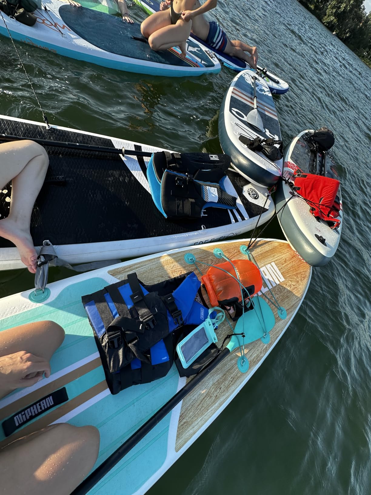 Niphean Inflatable Stand Up Paddle Board with SUP Accessories, Anti-Slip EVA Deck, 10'6'' Inflatable Paddle Boards for Adults & Youth of All Skill Levels customer photo 1