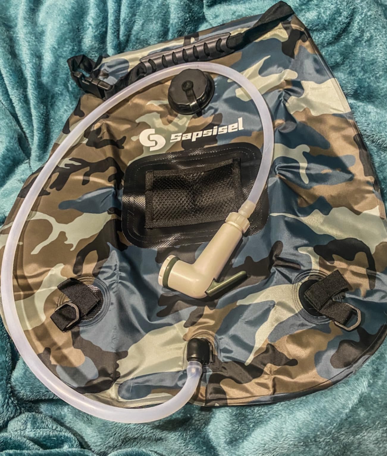 sapsisel Camping Shower Bag, 5 Gal/20L Solar Heating Camping Shower with Upgraded Hose and Shower Head, Portable Shower for Camping customer photo 2