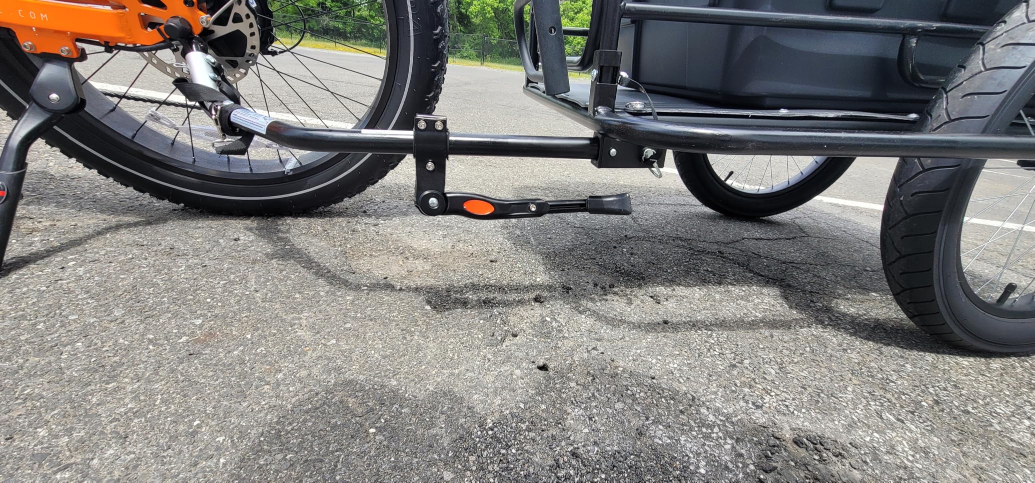 VEVOR Bike Cargo Trailer, 70/275 lbs Load Capacity, Foldable Compact Storage & Quick Release with Universal Hitch, 20