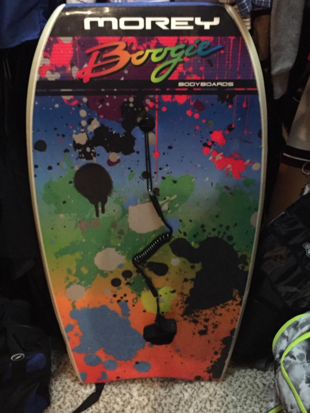 MOREY Boogie Board Cruiser The Original Bodyboard; 42.5in Full Size Body Boards for Beach, All Skill Levels, Engineered with HDPE Slick Bottom for Speed, Contours for Grip. 2026 Model customer photo 2