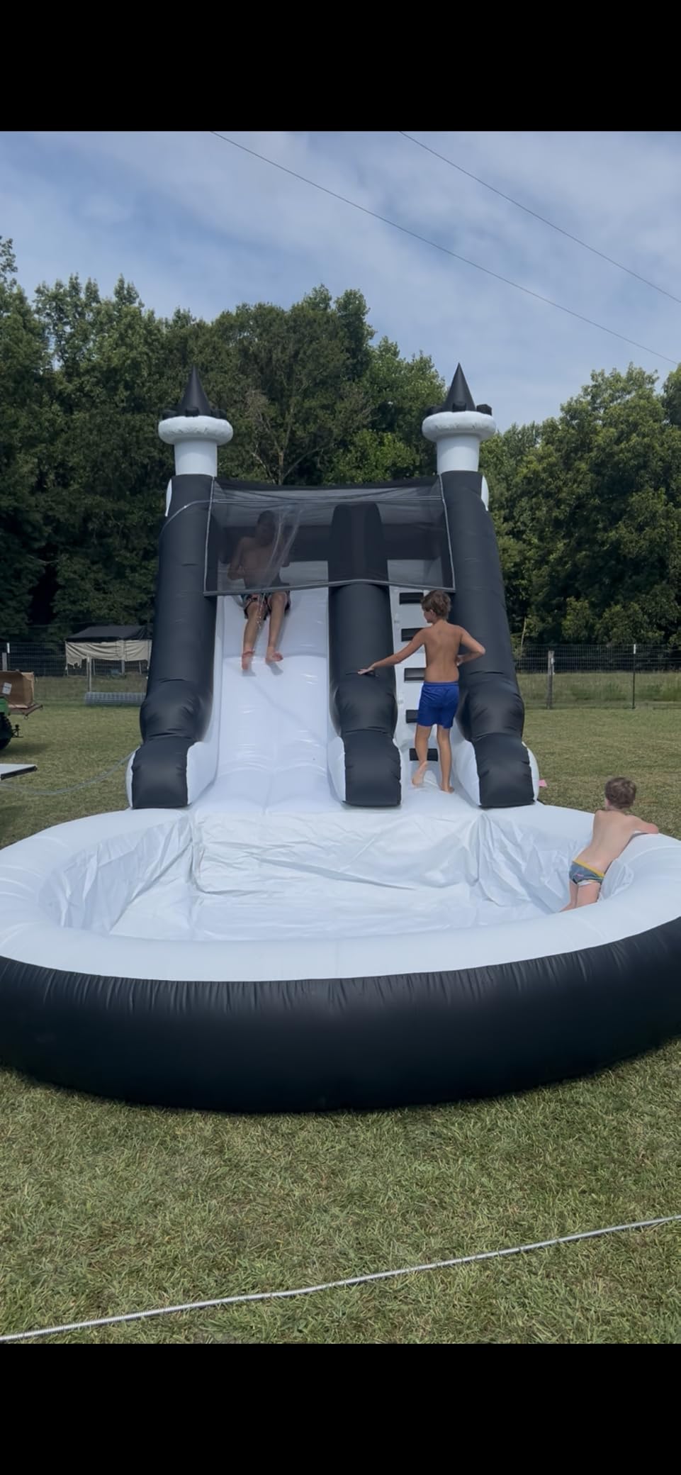 21FT Inflatable Water Slide for Kids and Adults - 21x9x12 FT Commercial PVC Water Slide with 950W Blower, Wet/Dry Blow Up Slide for Backyard, Pool Party & Outdoor Fun, Supports 500lbs,Fast Drainage customer photo 1