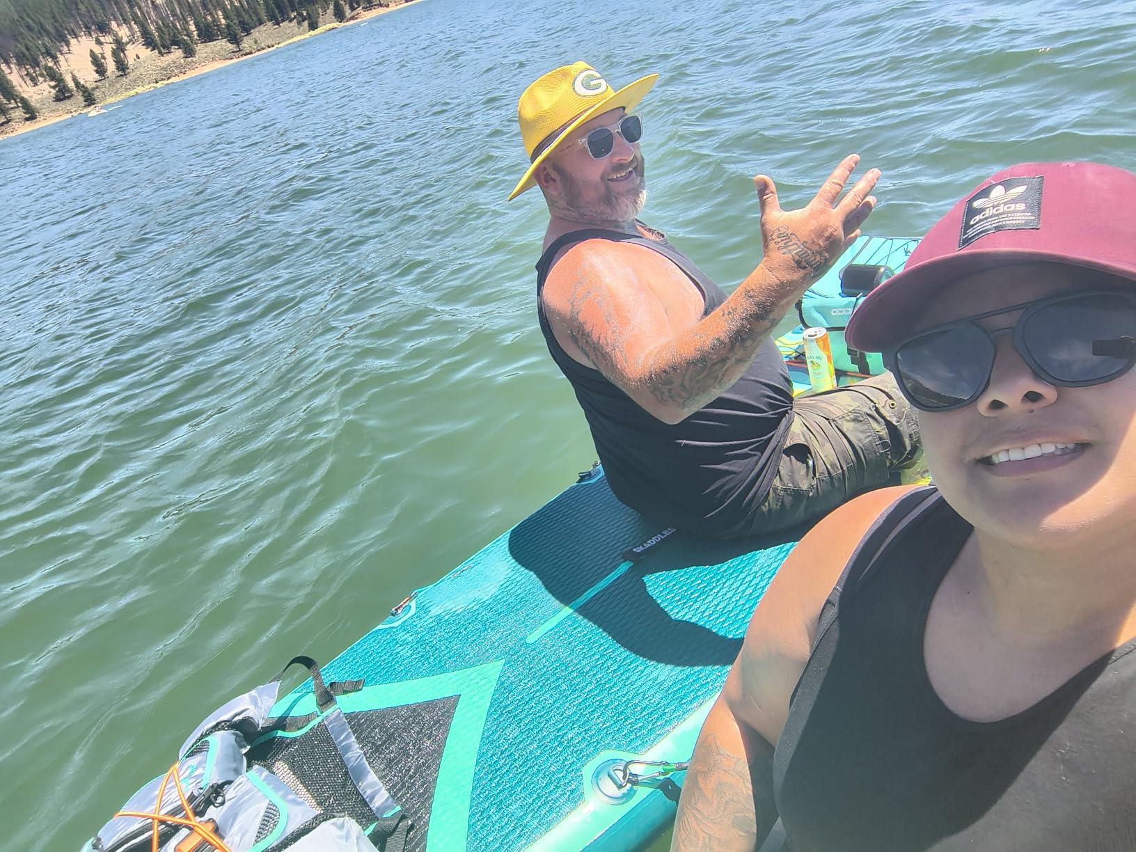 10'6'' Inflatable Stand Up Paddle Board (SUP) for Adults and Youth with Non-Slip Deck - Complete Accessories Kit, for Fishing, Yoga, Fitness & Family Fun customer photo 2