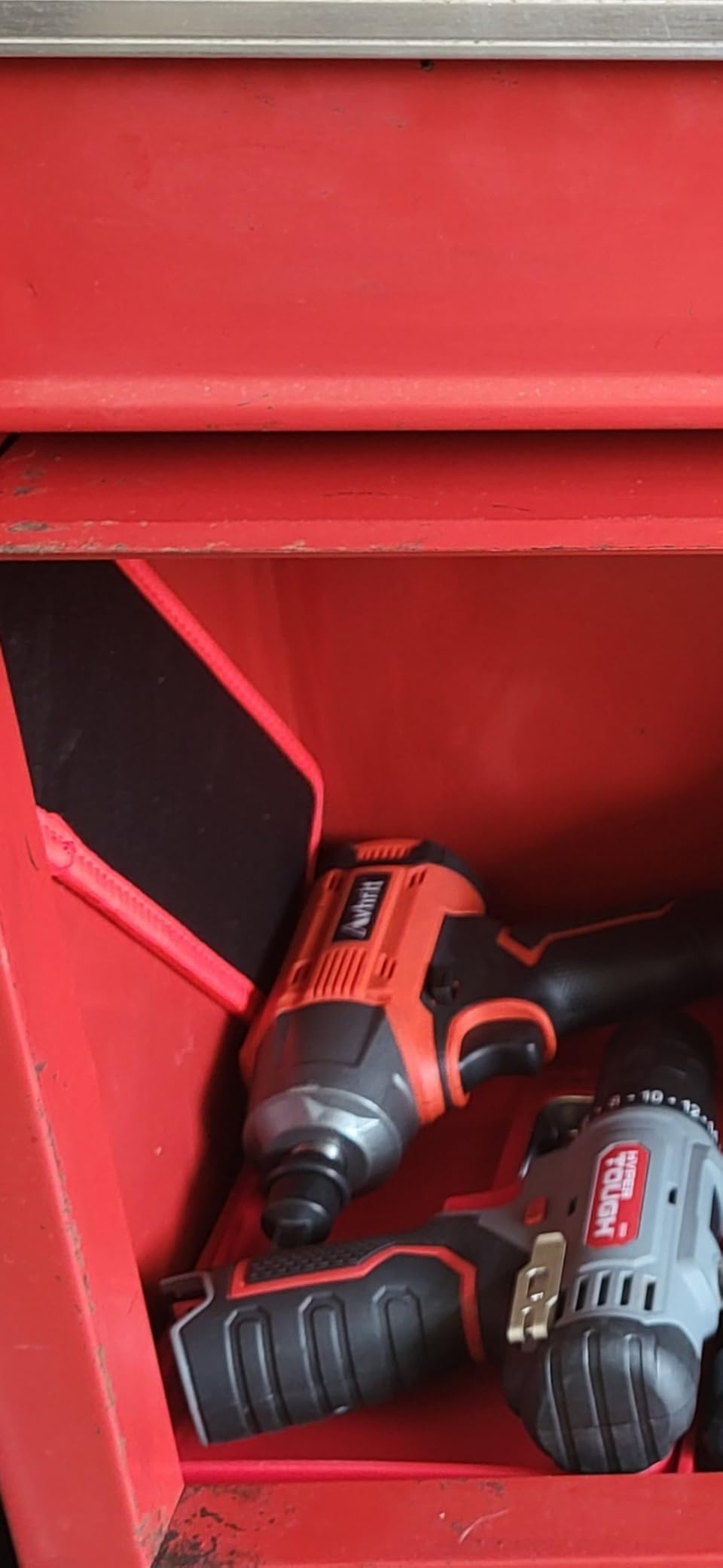Arcomin 3PC Flexible Magnetic Tool Mat & Tray Holder - Magnetic Tool Tray, Flexible Magnetic Mat, PVC & Non-Slip for Garage Workshop, Auto Repair Tools (12.8x9.8/12.6x4/6.3x5.3in) customer photo 1
