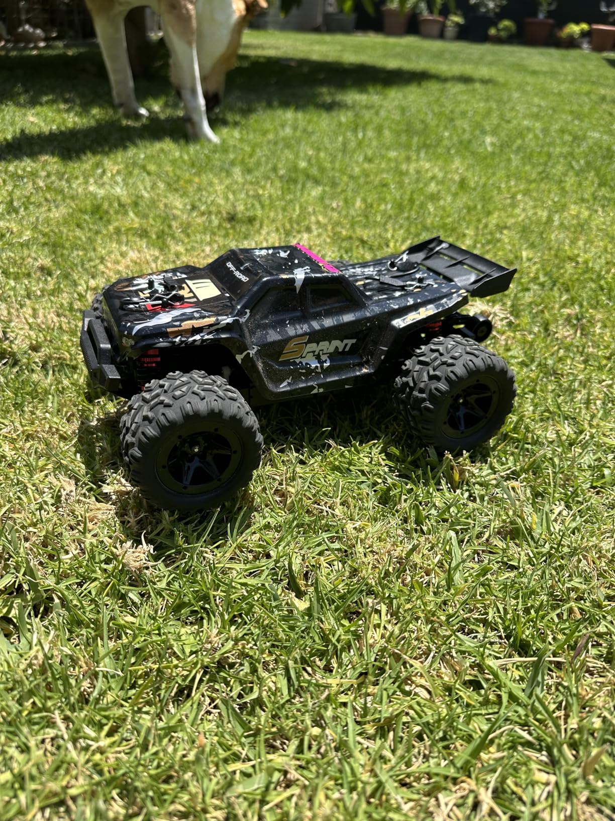 DEERC 9309E All Terrain Fast RC Cars for Adults 40KPH, 4WD Electric Off-Road Remote Control Monster Truck, 2.4Ghz High Speed Car, Waterproof Monster Truck with 2 Batteries for Boys & Kids customer photo 1