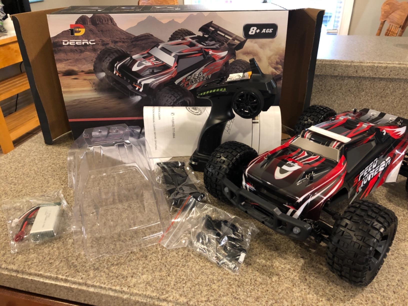 DEERC 9309E All Terrain Fast RC Cars for Adults 40KPH, 4WD Electric Off-Road Remote Control Monster Truck, 2.4Ghz High Speed Car, Waterproof Monster Truck with 2 Batteries for Boys & Kids customer photo 2