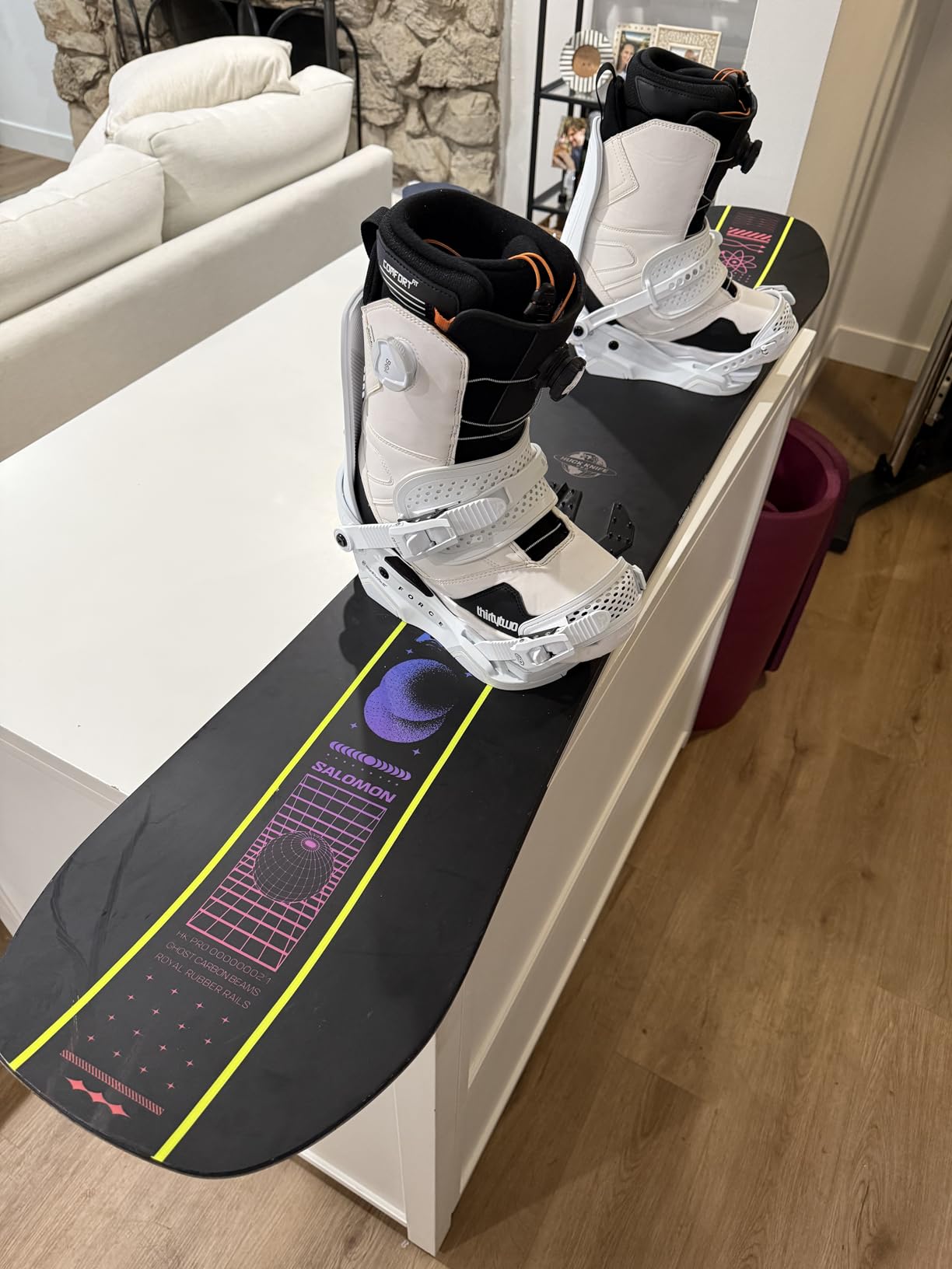 Union Force Men's Snowboard Bindings | All-Mountain, 7/10 Flex, Camber Disk, Molecular Bushing Suspension System customer photo 1