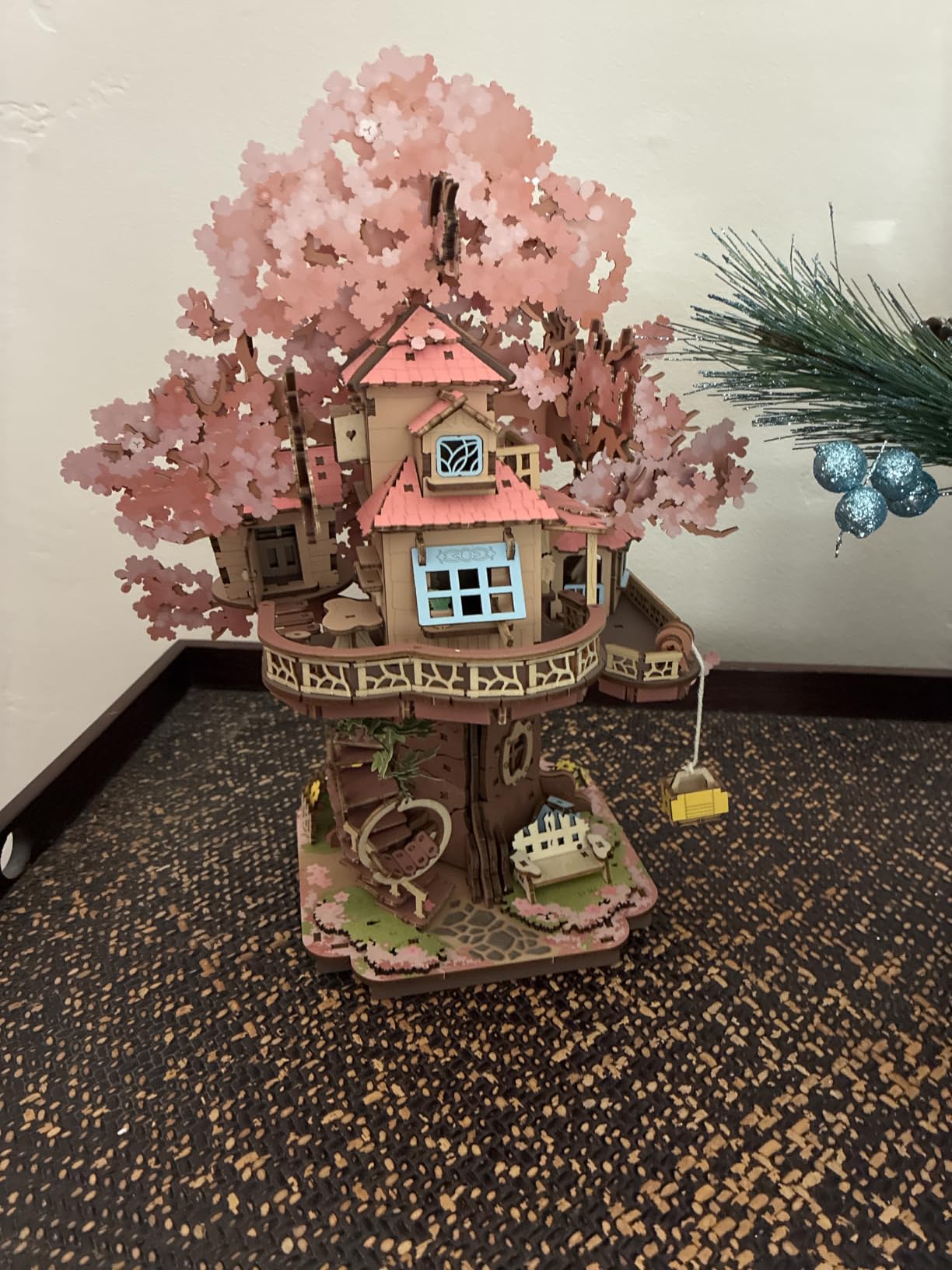 Rolife DIY Miniature House Kits Sakura Tree House 12