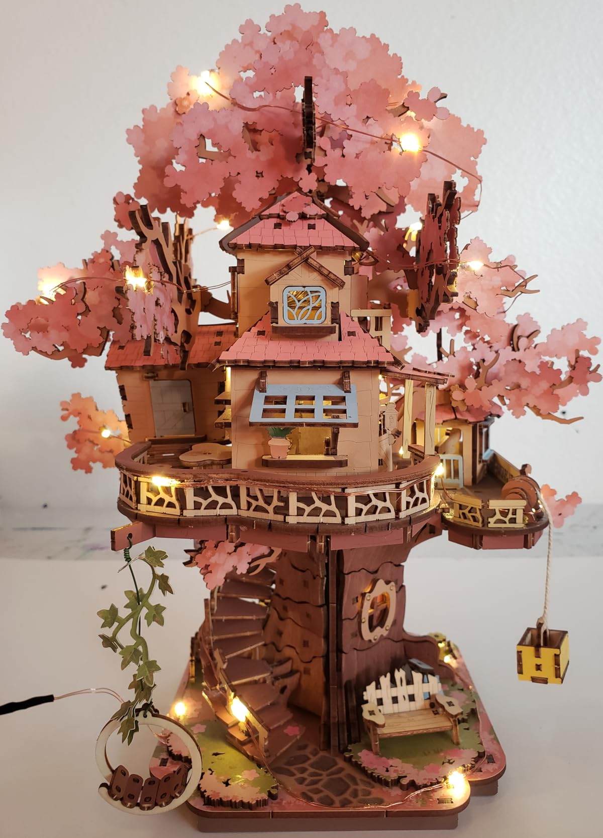 Rolife DIY Miniature House Kits Sakura Tree House 12