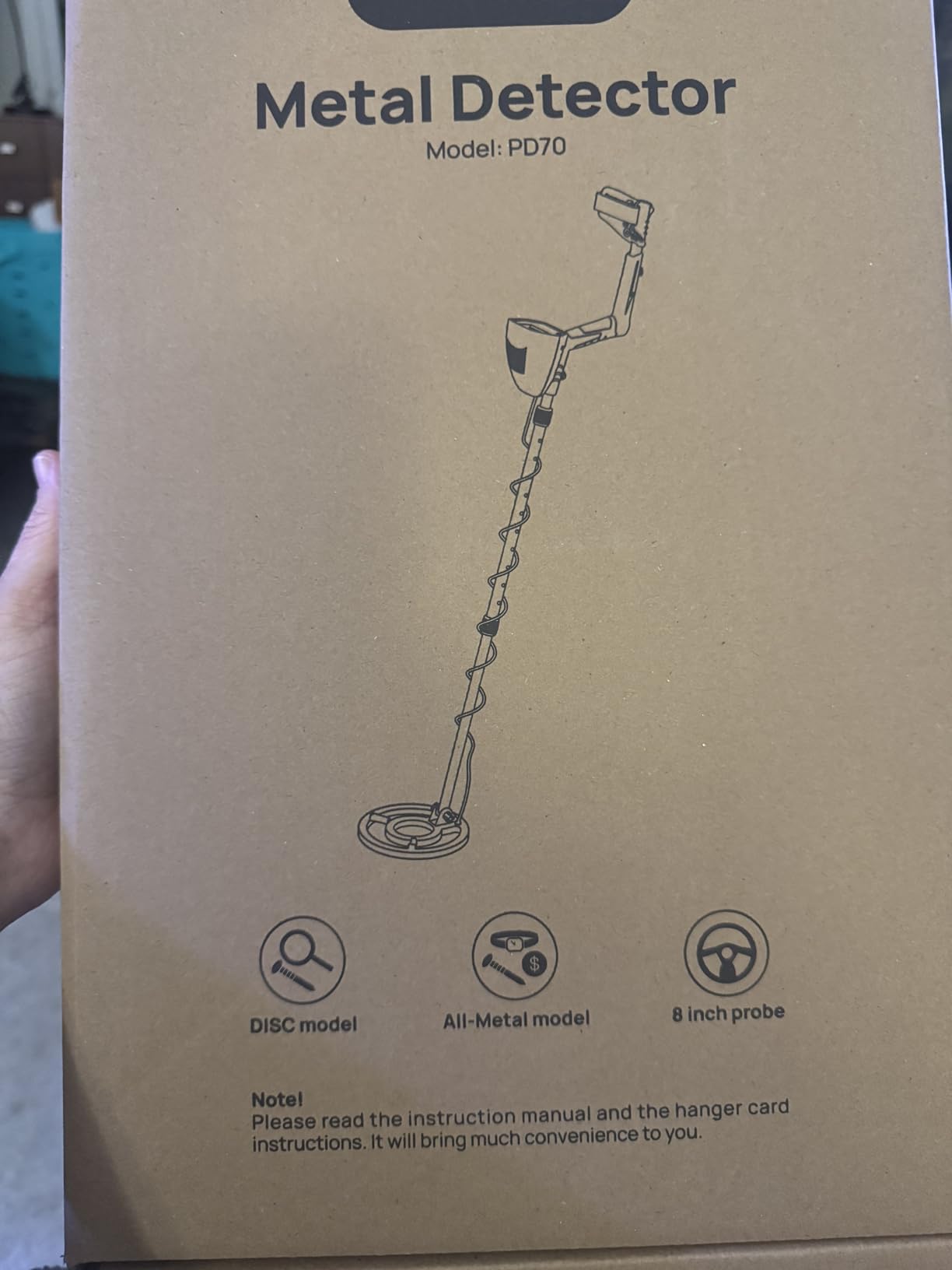 Metal Detector for Adults & Kids, Consciot Metal Detector Kit Waterproof IP68, Outdoor Gold Detector with 8'' Search Coil, LCD Display, Metal & Disc Mode, Beach & Backyard Use, Gift for Boys & Girls customer photo 2