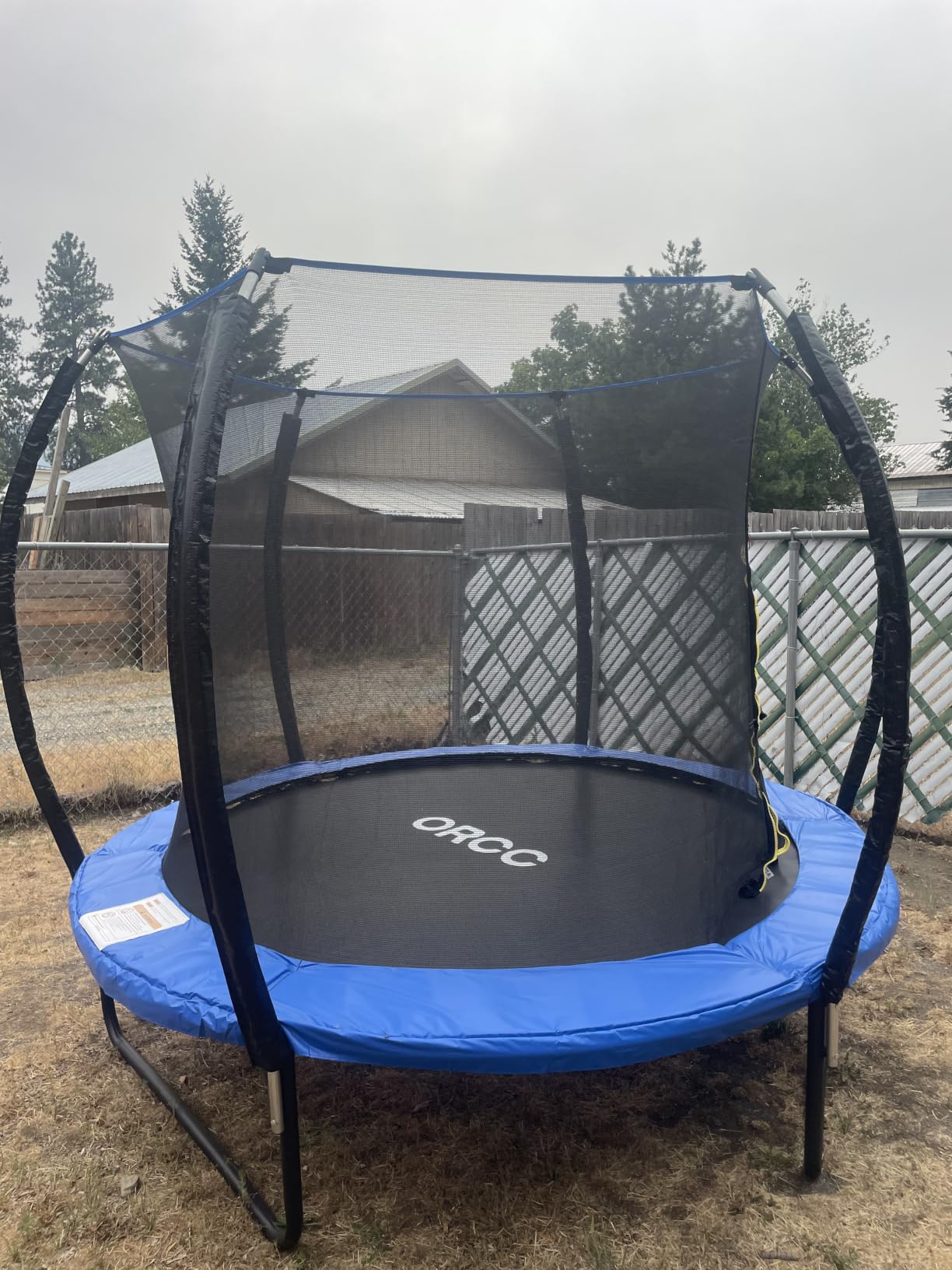 ORCC Kids Trampoline Outdoor 8FT 10FT 12FT 14FT 15FT 16FT with Enclosure, Non-Slip Ladder & Anti-Rust Coated Frame, 1200LBS Weight Capacity Recreational Backyard Large Trampoline for Kids & Adults customer photo 2
