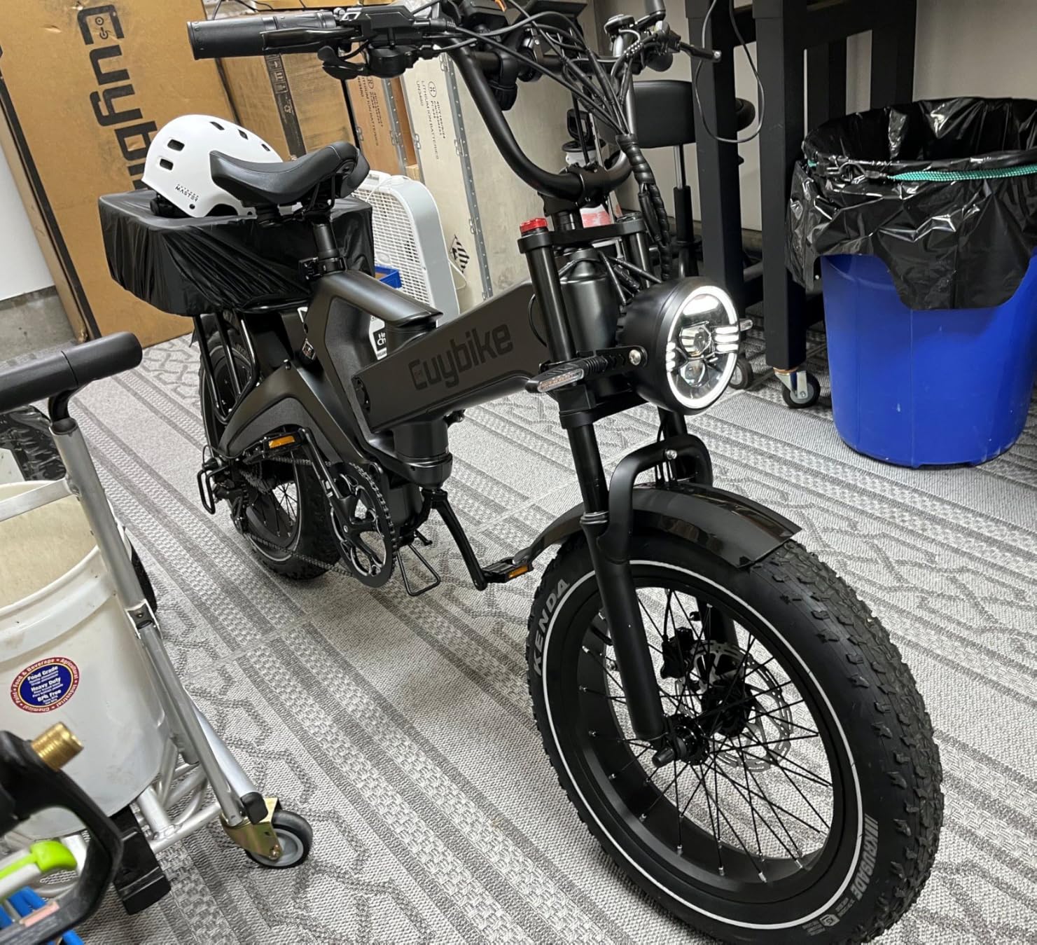 2000W/3000W Peak Motor Foldable Electric Bike, 48V/52V Battery, Full Suspension, 20 x 4.0 Fat Tires customer photo 2