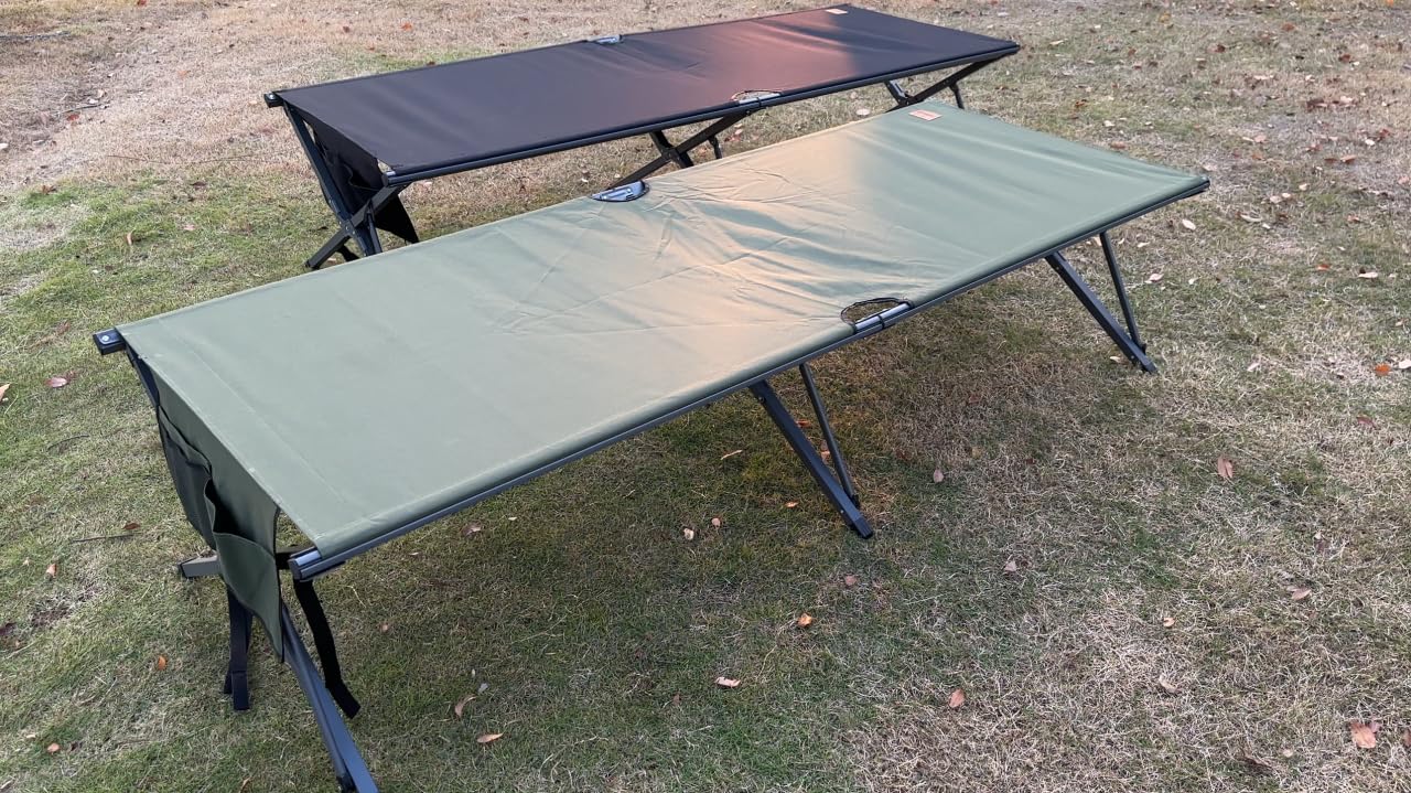 Join Nature Oversized Camping Cot Foldable for Adults, Supports 450 lbs | Easy-to-Assemble Sleeping Cot with Storage Bag, Fits Up to 6.9 ft, Portable for Outdoor Camping, 82
