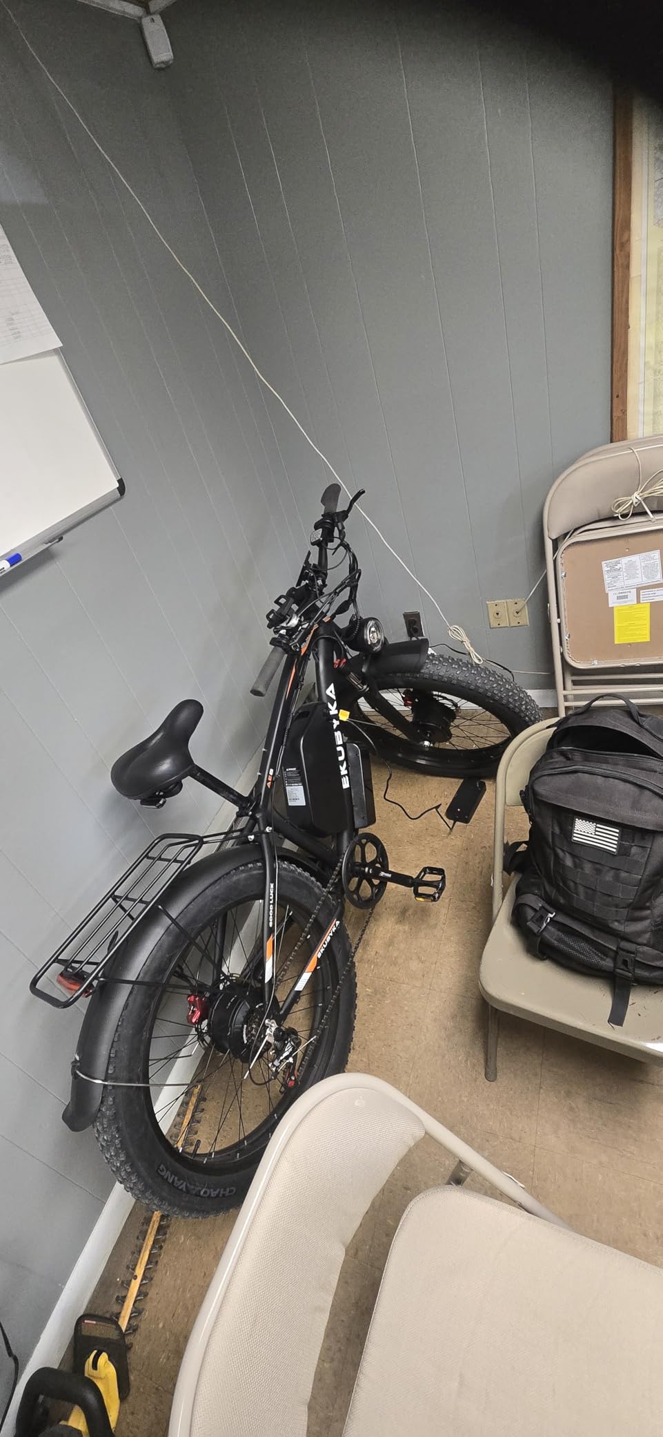 9000W Dual Motor Electric Bike for Adults, 48MPH Fast Ebike with 52V 36Ah Removable Battery, Up to 100 Miles Long Range, 24/26 Inch Fat Tire, Shimano 7-Speed, Commuter E-Bike customer photo 2