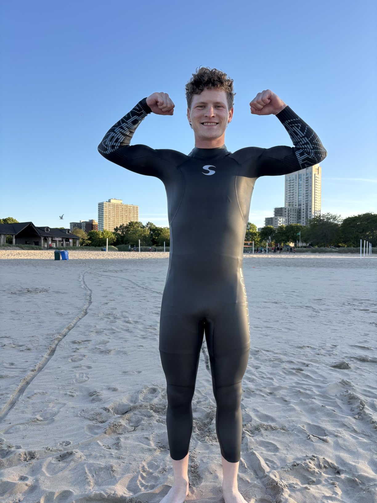 Synergy Men's Volution 3/2mm Triathlon Wetsuit - Full Sleeve Open Water customer photo 1
