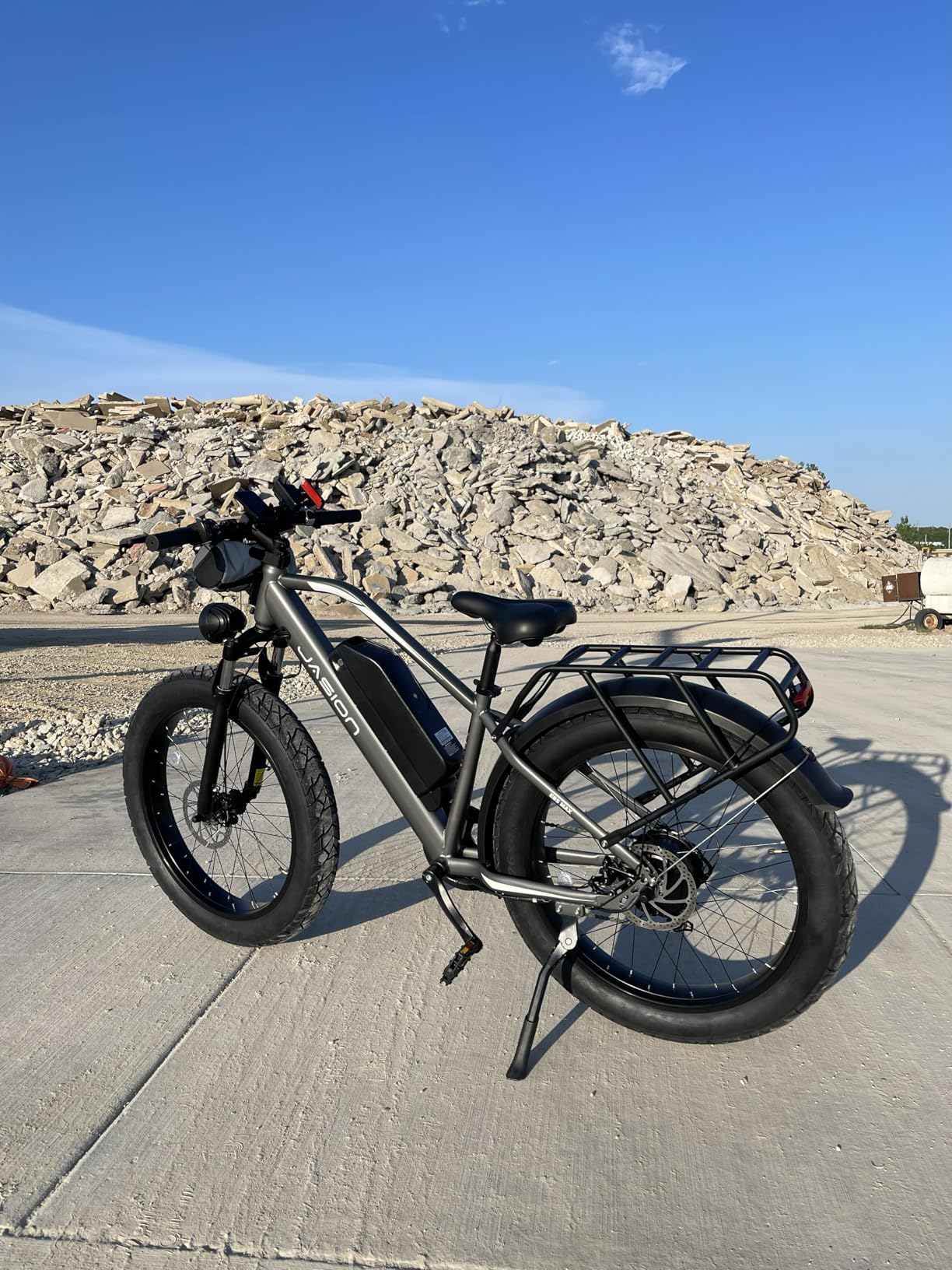 Jasion EB5 MAX/Ultra Electric Bike for Adults with 2000W/2500W Peak Motor, 48V 15Ah (720Wh)/52V 20Ah Battery Electric Mountain Bike, 26'' x 4'' Fat Tire Ebike, 28+MPH Speed, Cruise Control customer photo 1