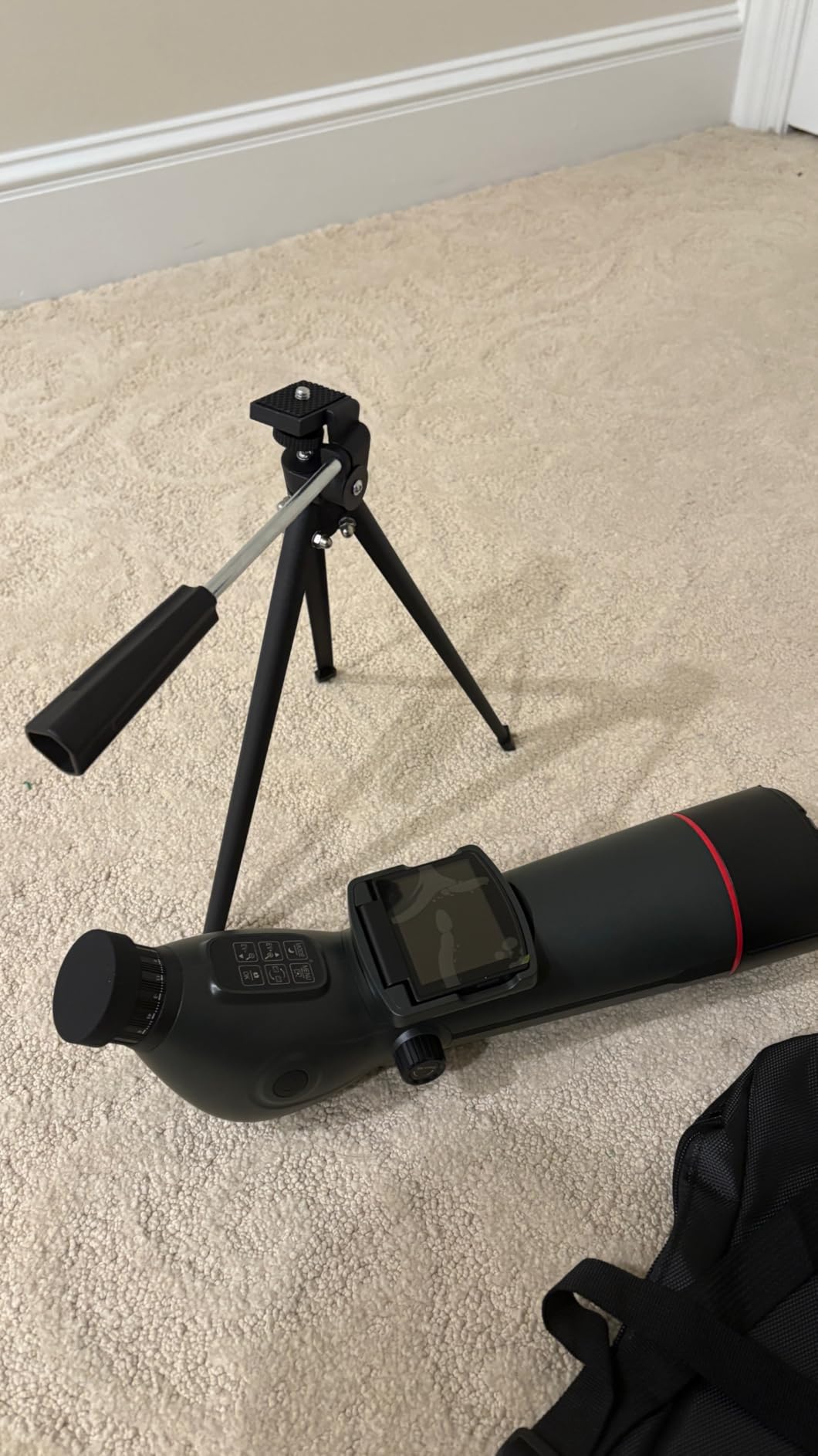 Smart Telescope, Professional Refractor Auto-focus Portable Digital Electronic Telescopes with 4K Astrophotography Camera, Internal And External Dual Screens Spotter for Adults and Beginners Astronomy customer photo 1