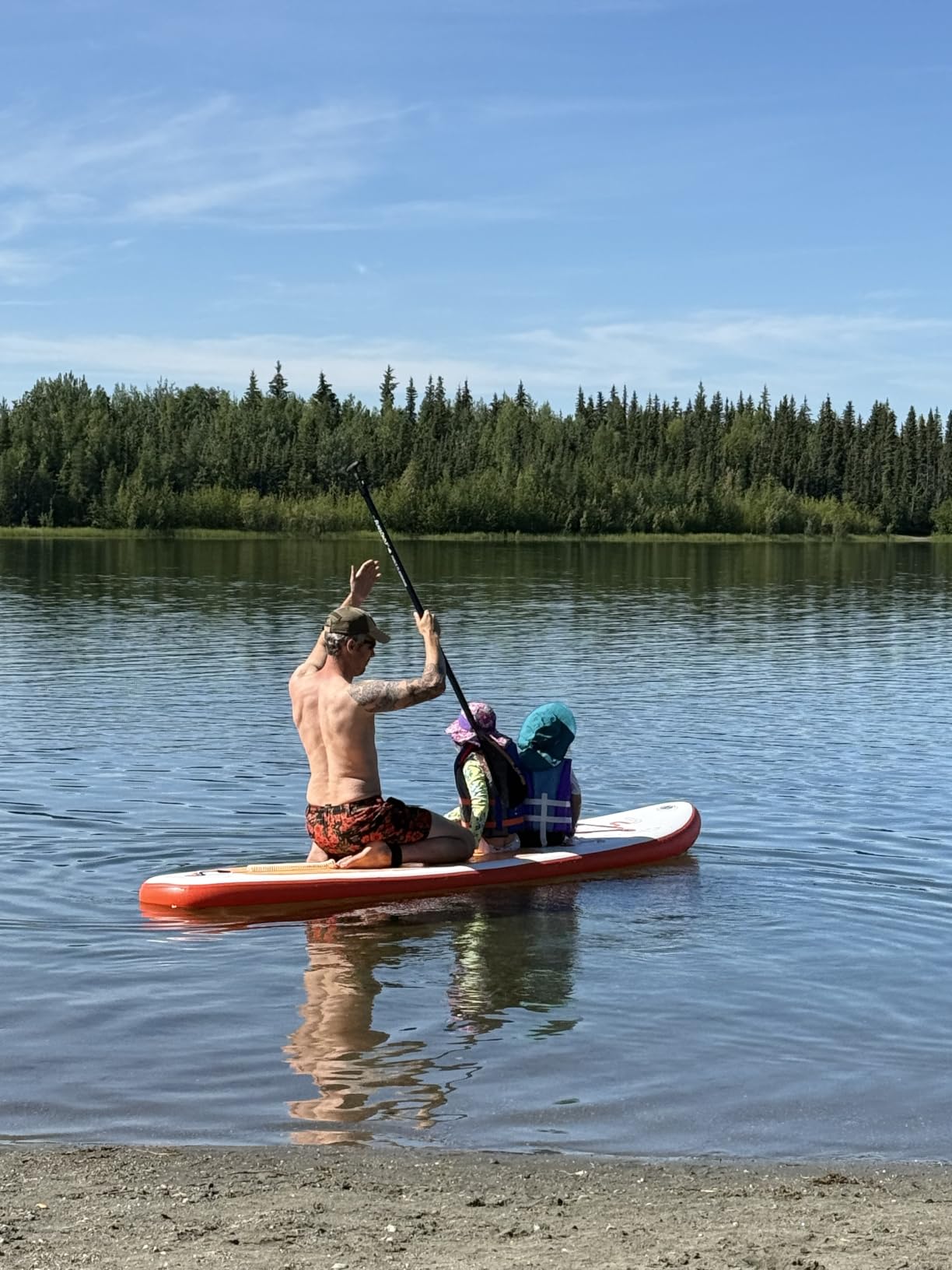 FunWater Inflatable Ultra-Light Stand Up Paddle Board for All Skill Levels with Premium SUP Paddleboard Accessories, Non-Slip Comfort Deck for Youth & Adults customer photo 1
