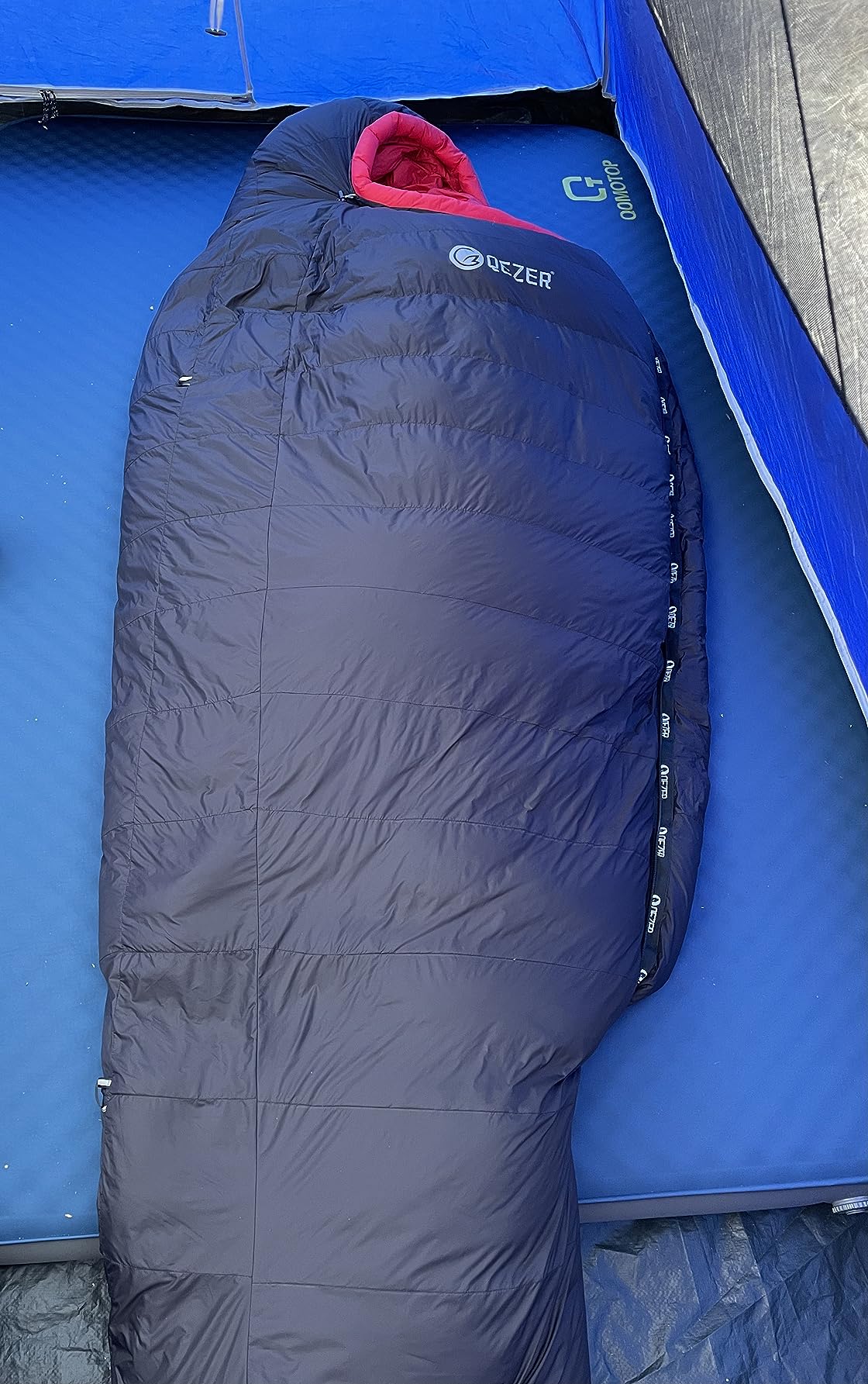 0 Degree Down Sleeping Bag for Adults, Cold Weather Backpacking | 650 Fill Power Down, 4-Season Use, Large Lightweight Compact Carry, Camping Hiking Backpacking customer photo 1