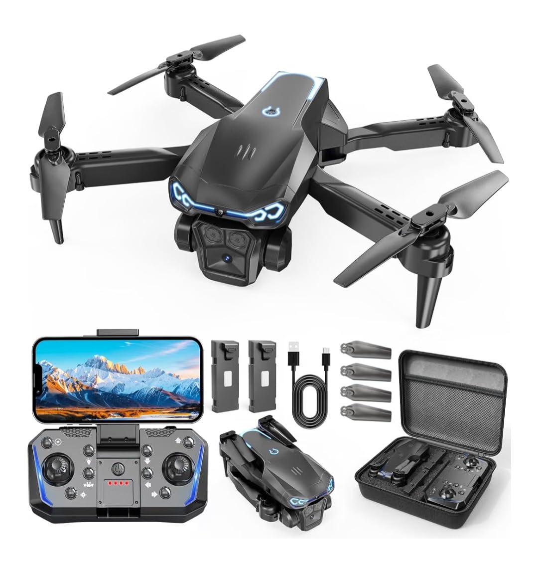 Foldable 1080P Drone with Camera for Kids & Beginners, 2 Batteries customer photo 1
